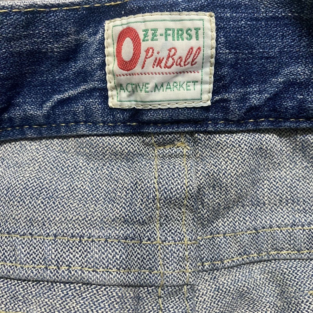 Japanese Brand OZZ FIRST PINBALL Denim Flare Jeans Studded Size US 34 / EU 50 - 21 Thumbnail