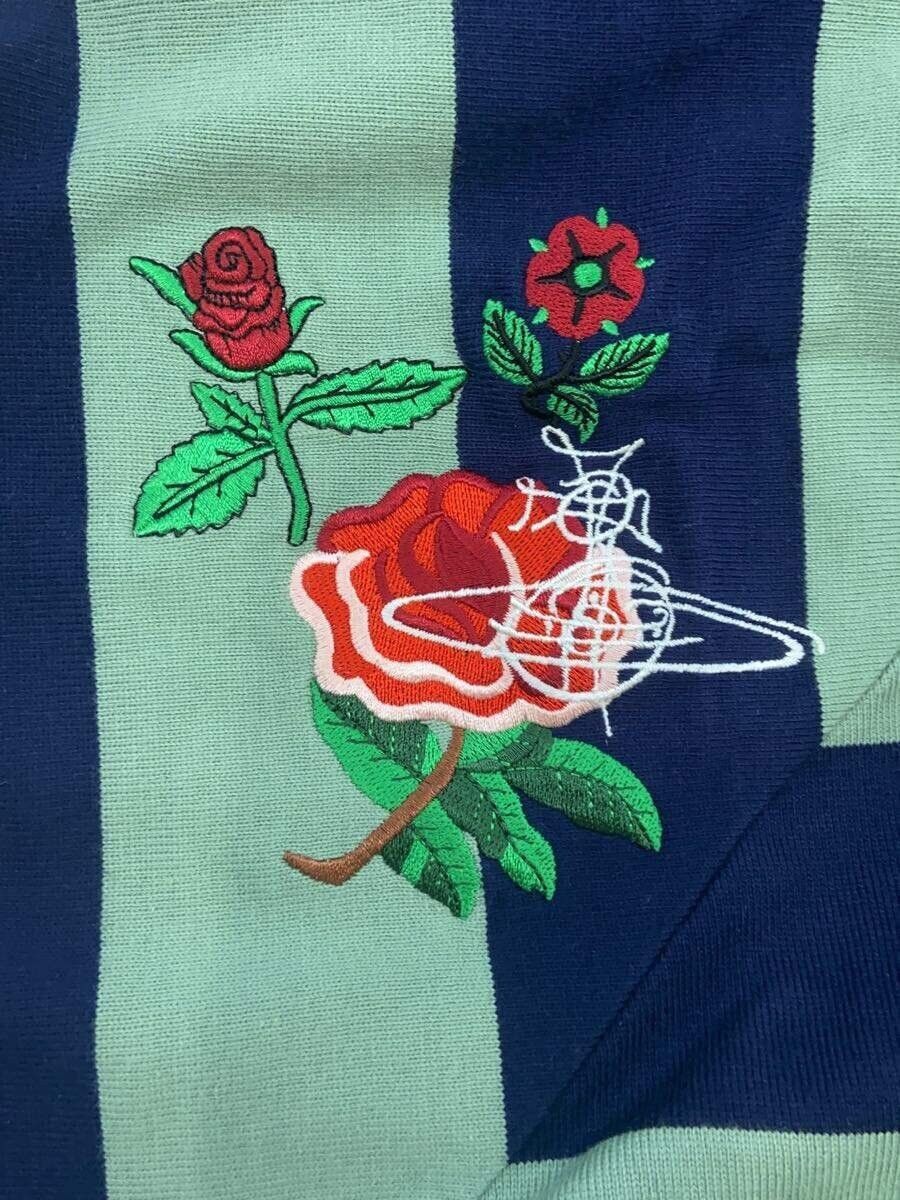 Vivienne Westwood Orb Flower Striped Polo Shirt Size US M / EU 48-50 / 2 - 4 Thumbnail