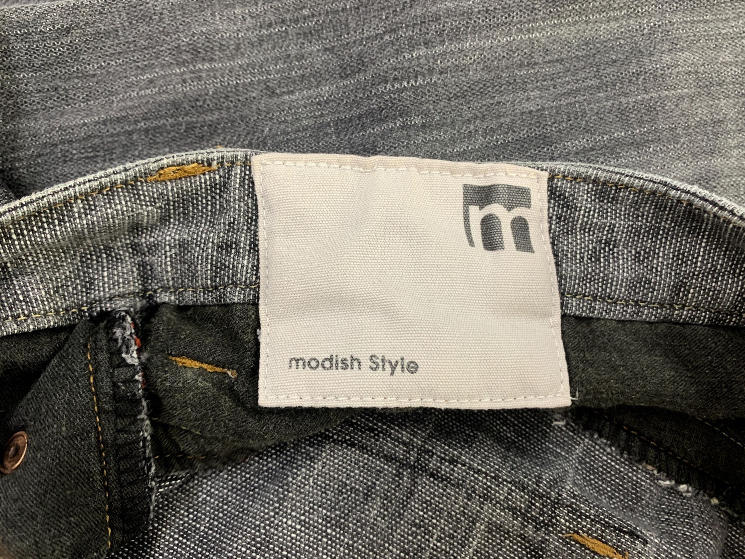 Japanese Brand Modish Double Waist Jeans Size US 34 / EU 50 - 20 Thumbnail