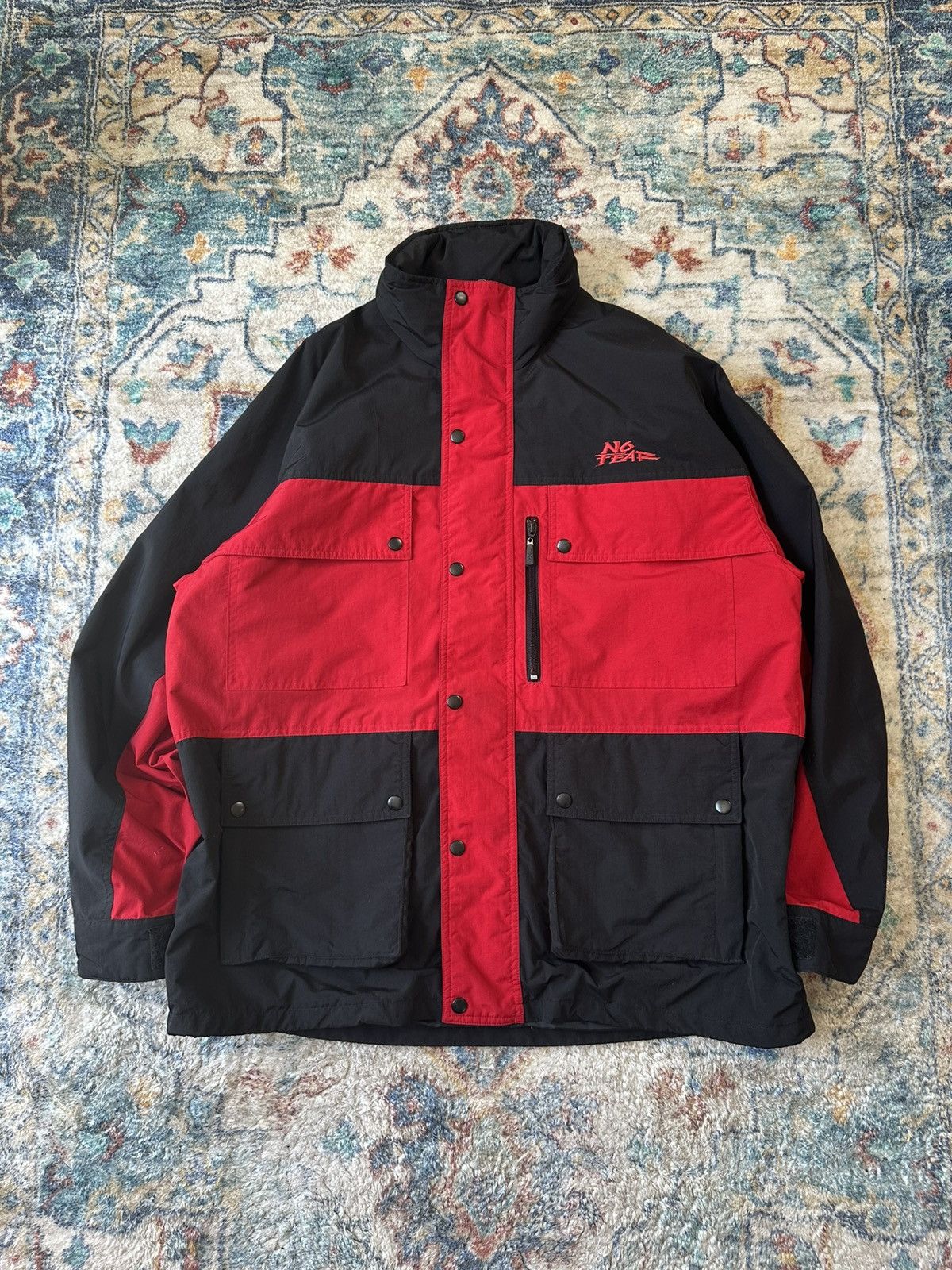 No Fear Vintage No Fear Zip-up Multi Pocket Jacket Large Size US L / EU 52-54 / 3 - 1 Thumbnail