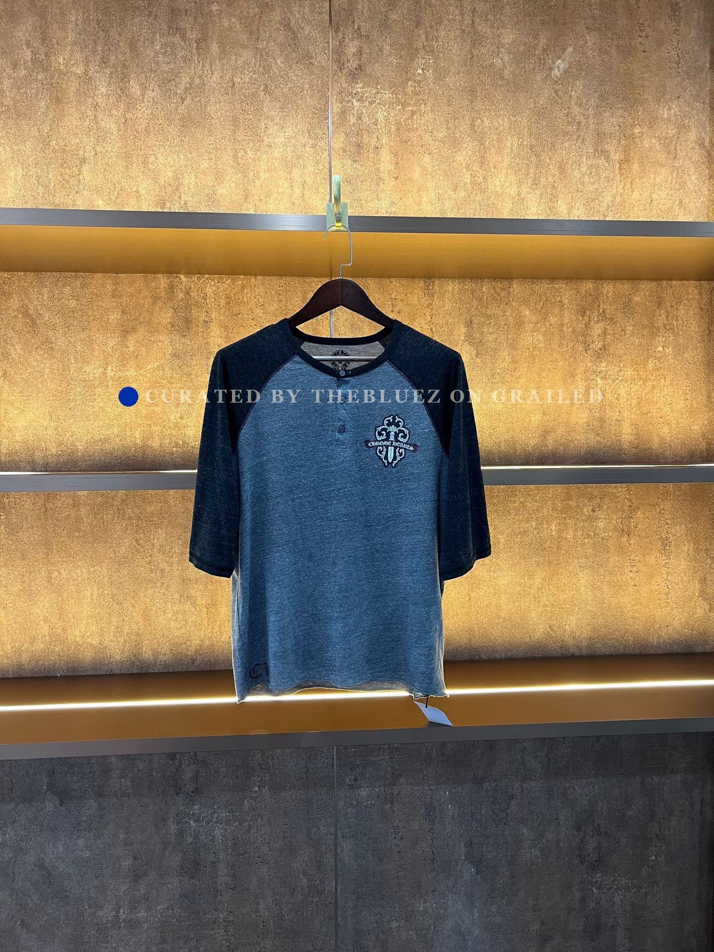 Chrome Hearts Blue Long Sleeve Polo | Grailed
