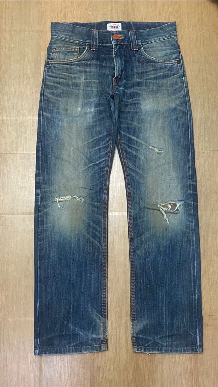 Edwin Vintage Edwin Exclusive Design Distressed Denim Size US 32 / EU 48 - 1 Thumbnail