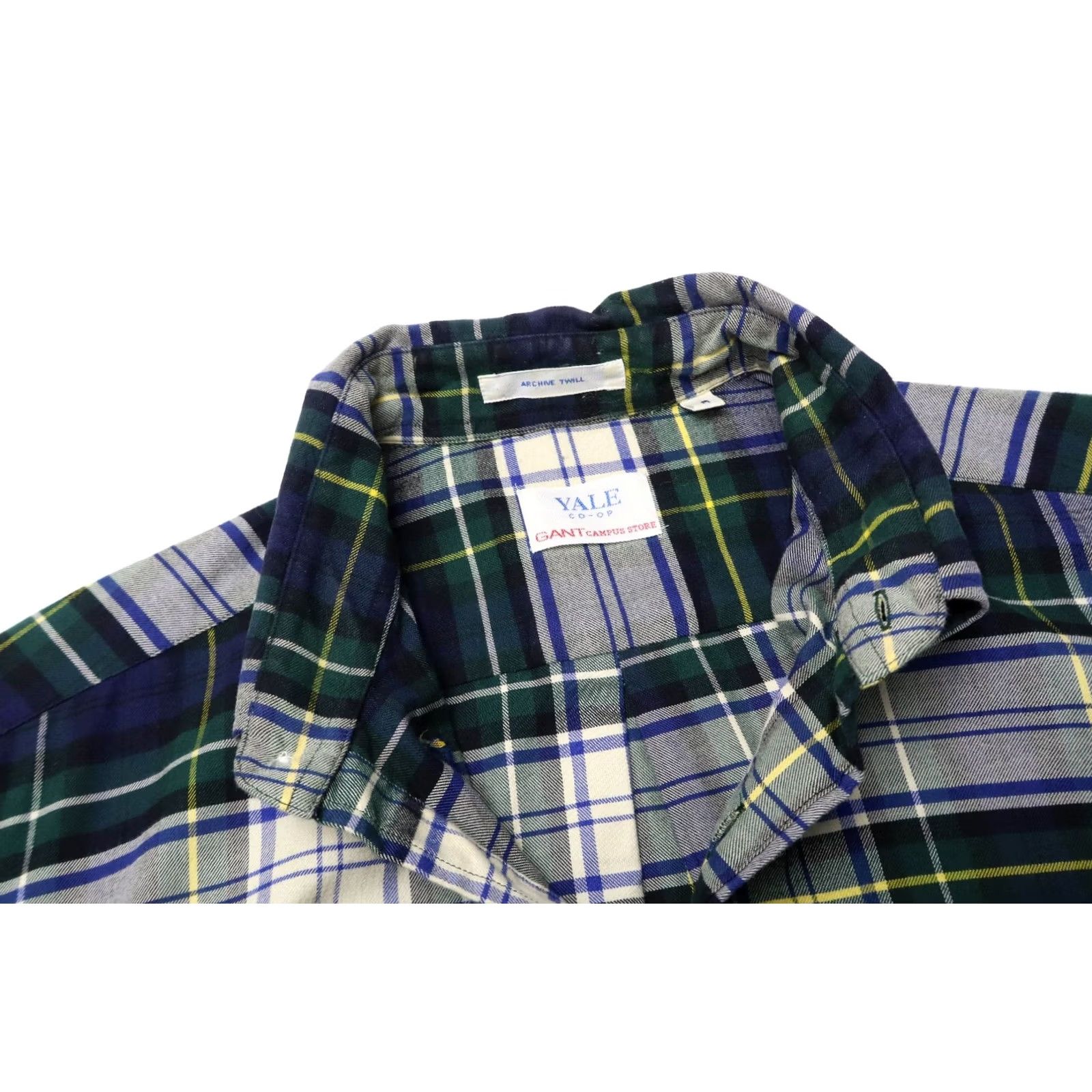 Gant GANT Yale Shirt Men's MEDIUM Plaid Blue Button-Down Pocket Long Sleeve Collab Size US M / EU 48-50 / 2 - 4 Thumbnail