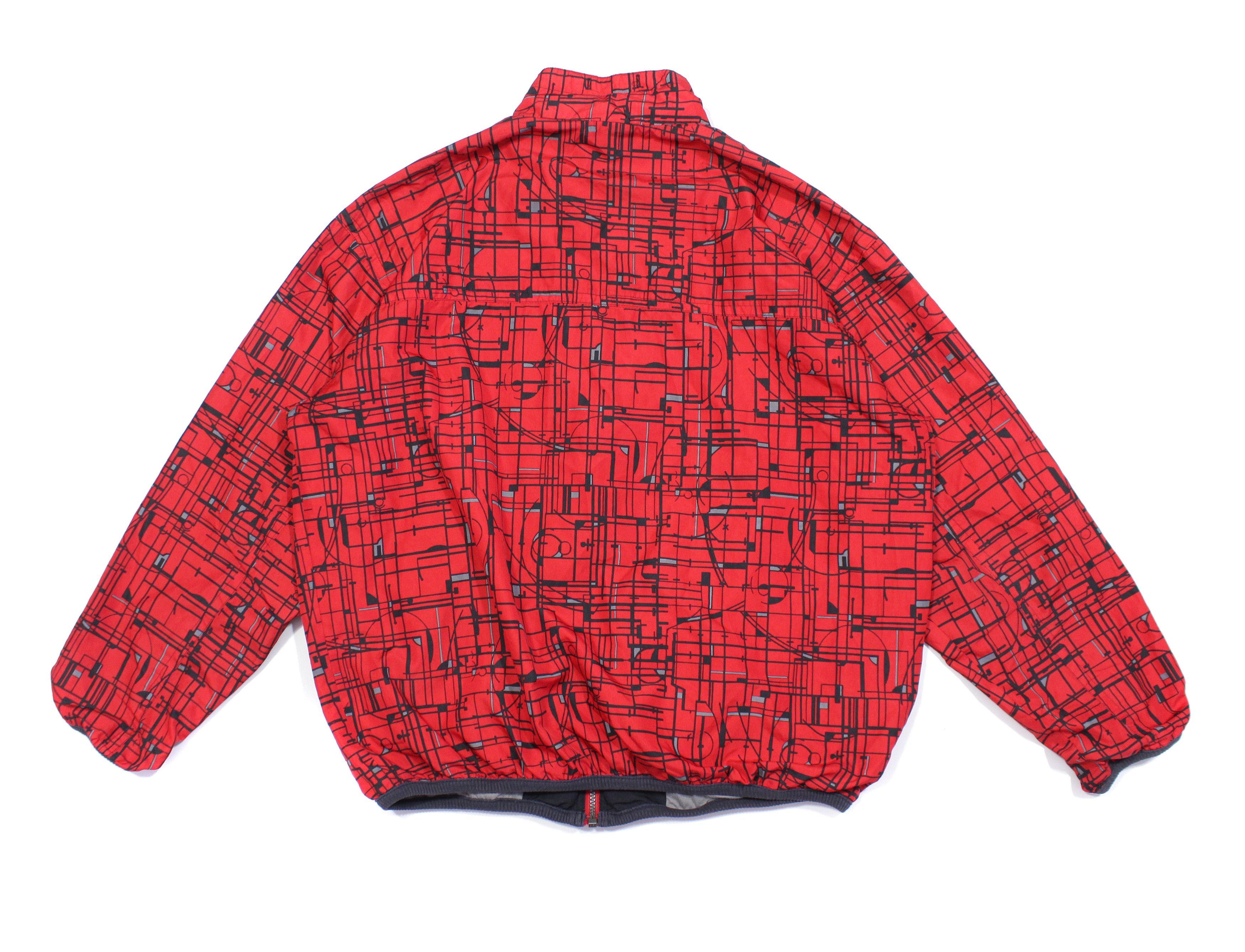 Nike 90S Swoosh Logo Pattern Jacket Size US M / EU 48-50 / 2 - 2 Thumbnail