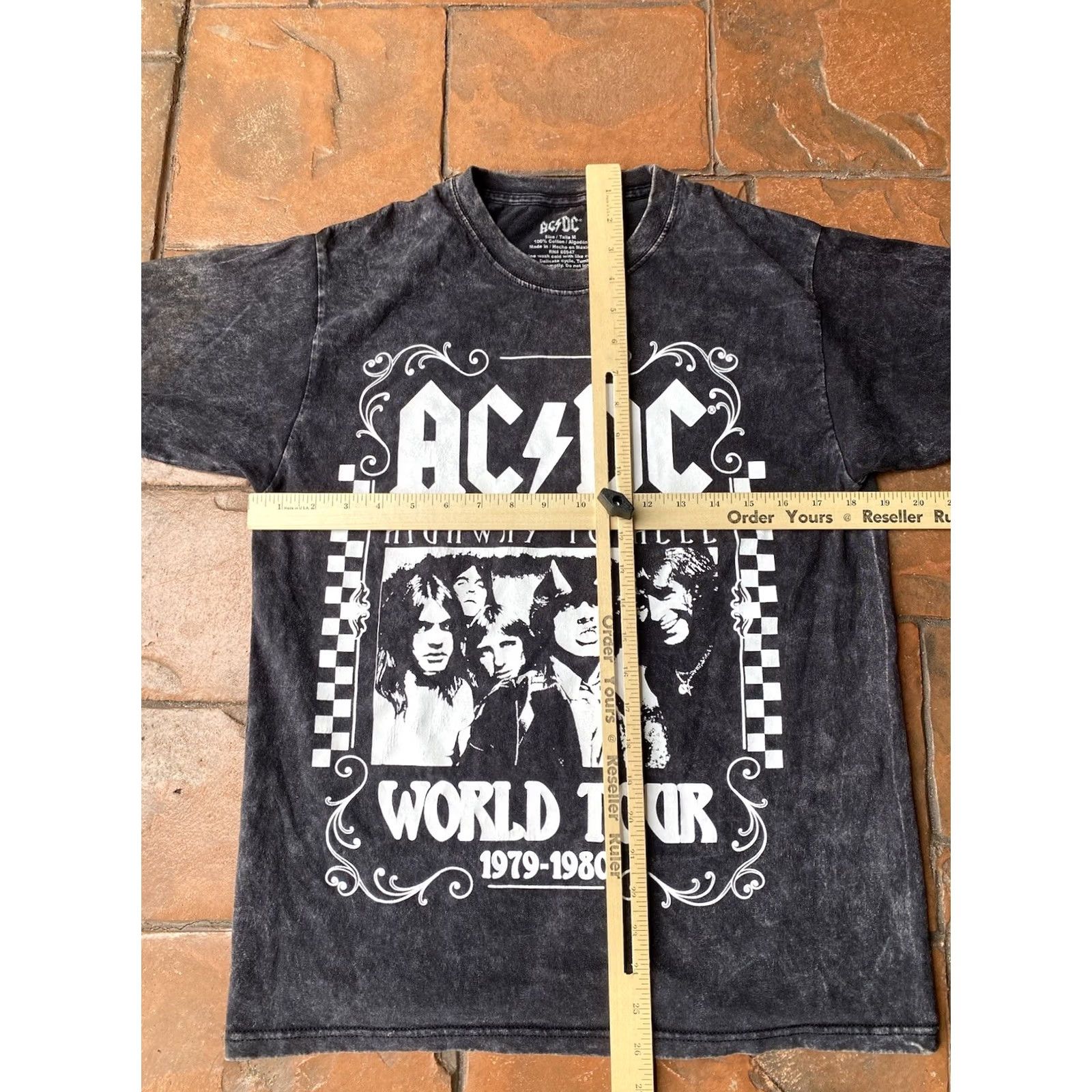 Vintage AC/DC Highway To Hell T Shirt Mens Medium Black Graphic Band Tour Concert Size US M / EU 48-50 / 2 - 7 Thumbnail