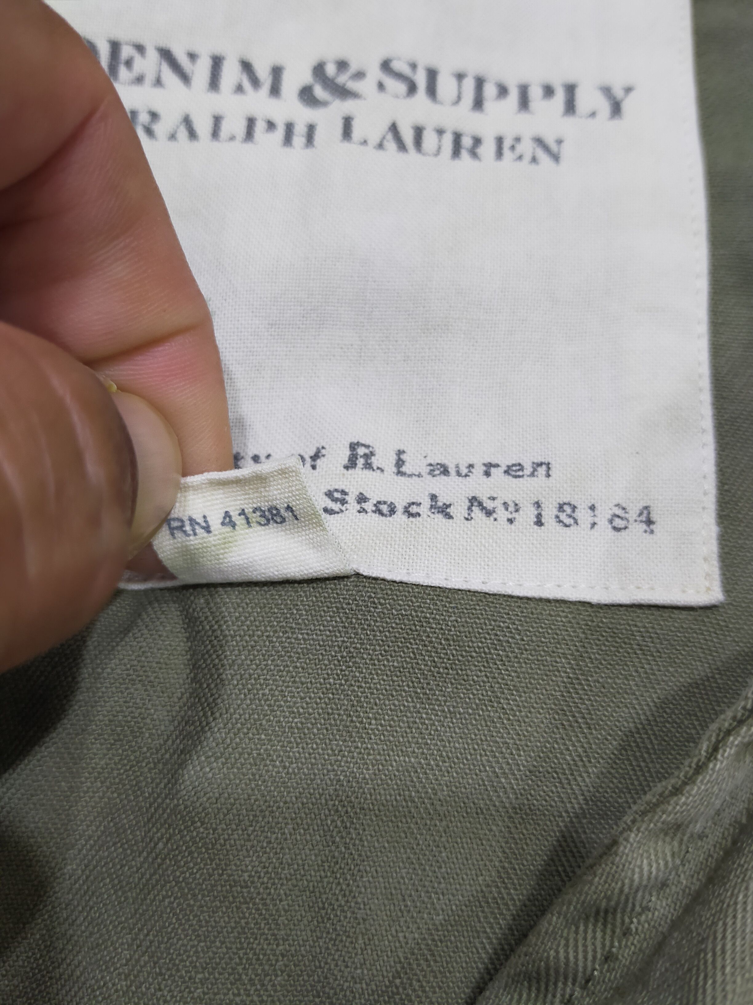 Denim & Supply Ralph Lauren 🔥VINTAGE DENIM SUPPLY MILITARY ARMY AMERICA FLAG Size US M / EU 48-50 / 2 - 12 Thumbnail