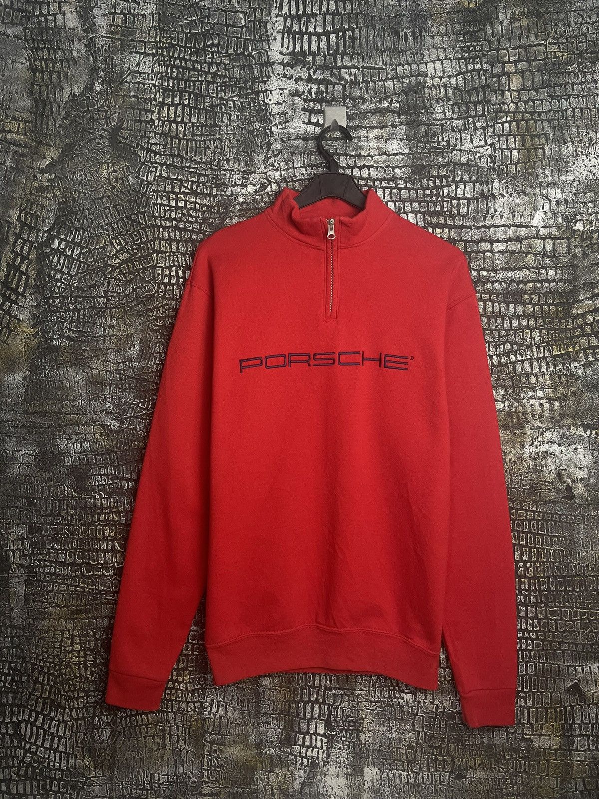 Porsche Design Porsche 90s Vintage Logo Zip Sweatshirt Crewneck Size US M / EU 48-50 / 2 - 1 Thumbnail