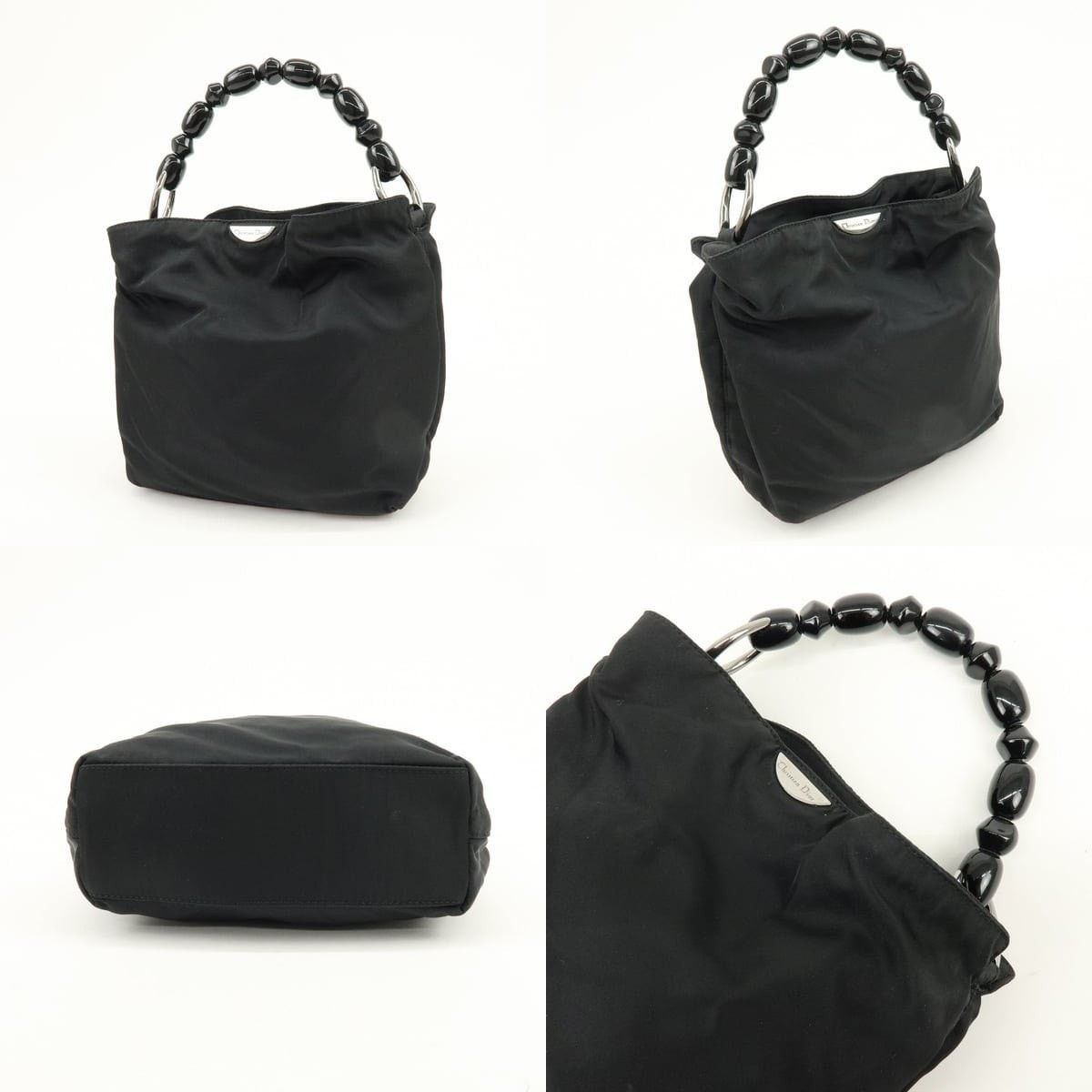 Christian Dior Monsieur Christian Dior Malice Nylon Top Handle Bag Black Size ONE SIZE - 3 Thumbnail