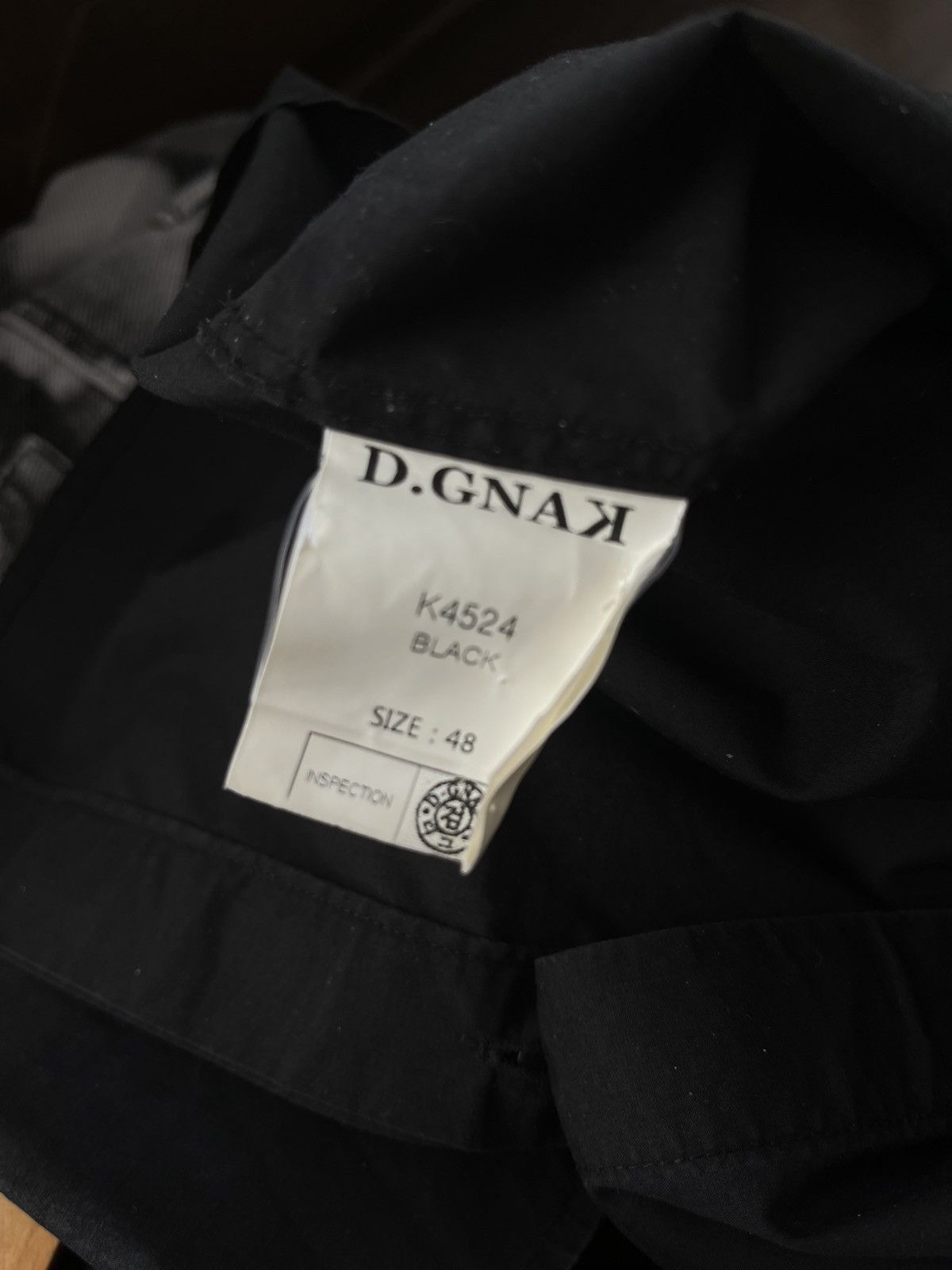 D.Gnak By Kang.D D.Gnak by Kang.G black shirt with button-up on back Size US S / EU 44-46 / 1 - 6 Thumbnail