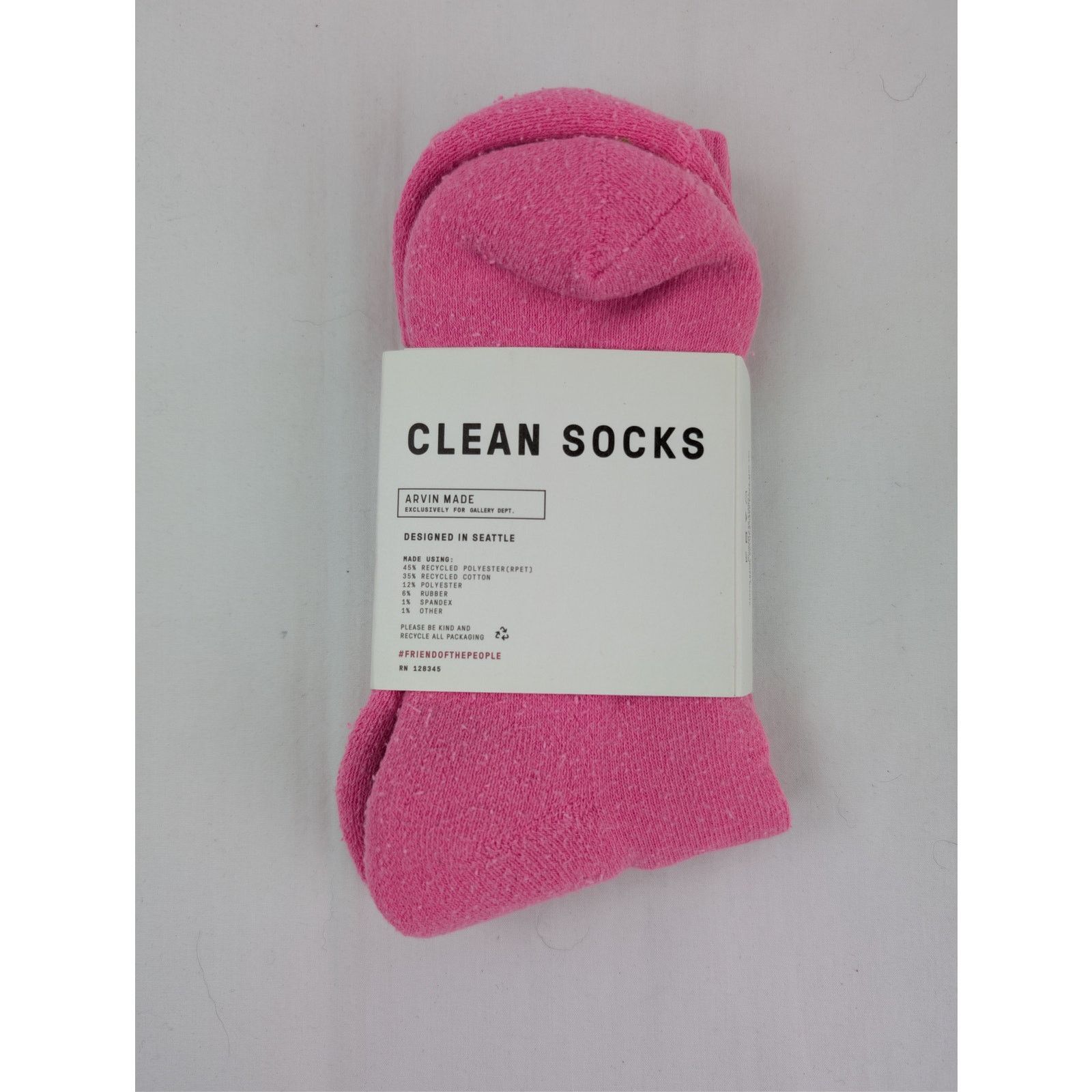 Gallery Dept. o1rshd1 Size: OS / Gallery Dept. Logo Socks in Pink Size ONE SIZE - 4 Thumbnail