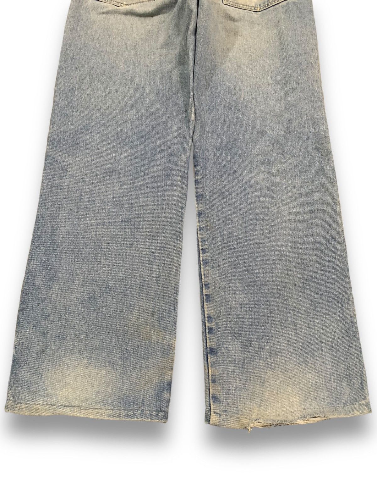 JNCO Vintage Japanese Brand Pool Blue Wash Baggy Distressed Jeans Size US 32 / EU 48 - 14 Thumbnail