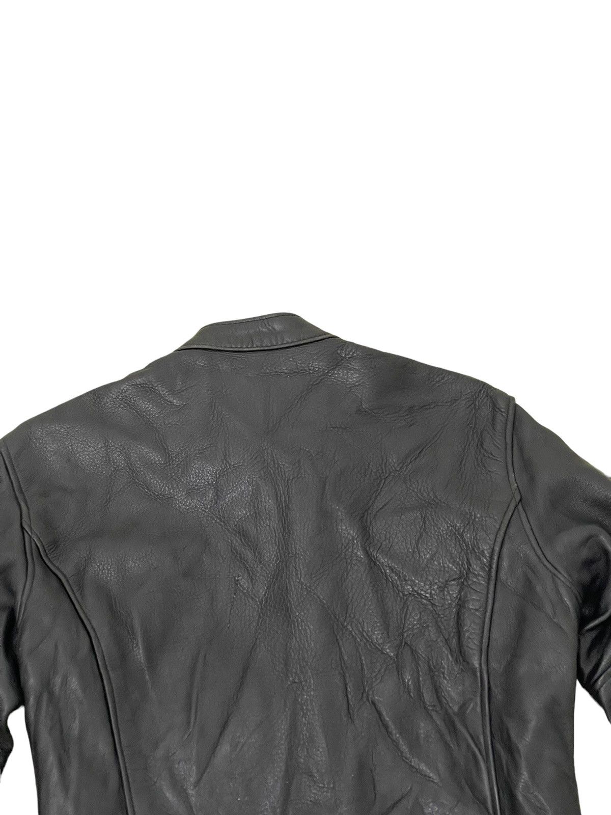 Genuine Leather Cafe Racer Vanson Leathers USA Leather Jacket 3🟦 Size US S / EU 44-46 / 1 - 18 Thumbnail