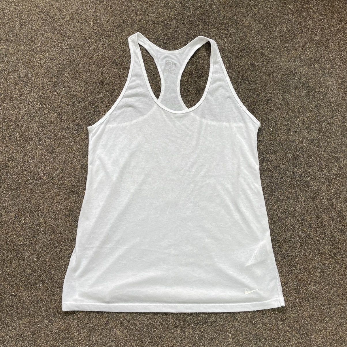 Vintage Vintage 90s Nike Racerback Tank Top Y2K Streetwear Faded M Size US M / EU 48-50 / 2 - 1 Thumbnail