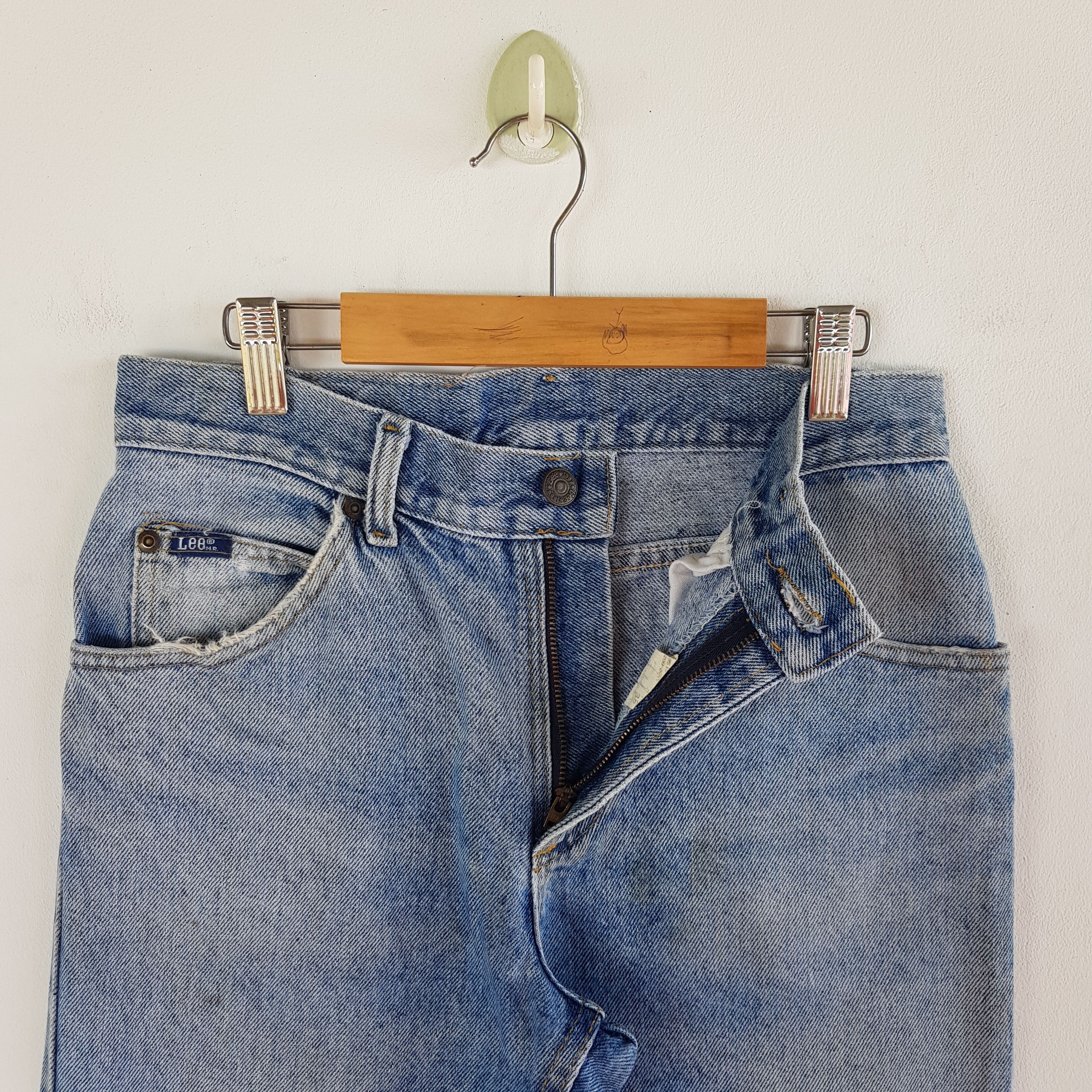 Lee Vintage Lee Sun Faded Jeans Rusty Lee Light Wash Denim Size 24" / US 00 / IT 34 - 5 Thumbnail