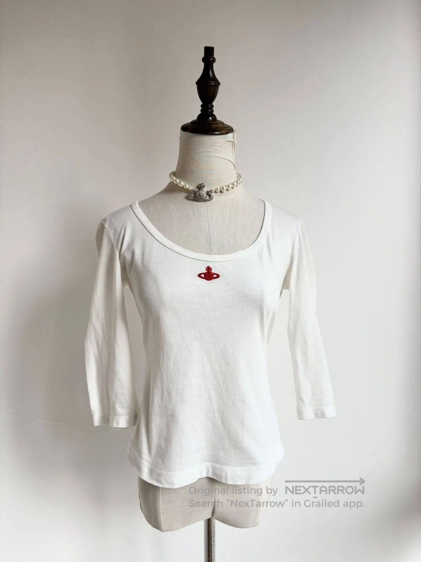 Vivienne Westwood Vivienne Westwood Vintage White Saturn Top. Size M / US 6-8 / IT 42-44 - 1 Thumbnail