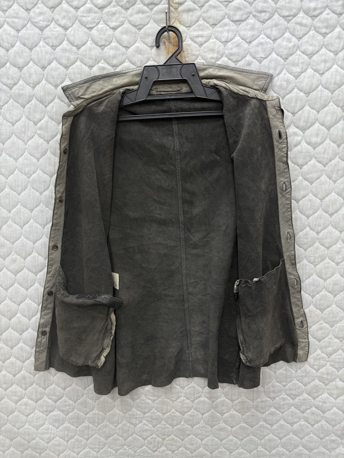 Drome 🔥🔥🔥ARCHIVE DROMe LEATHER SLEEVELESS BUTTON UP Size US M / EU 48-50 / 2 - 7 Thumbnail