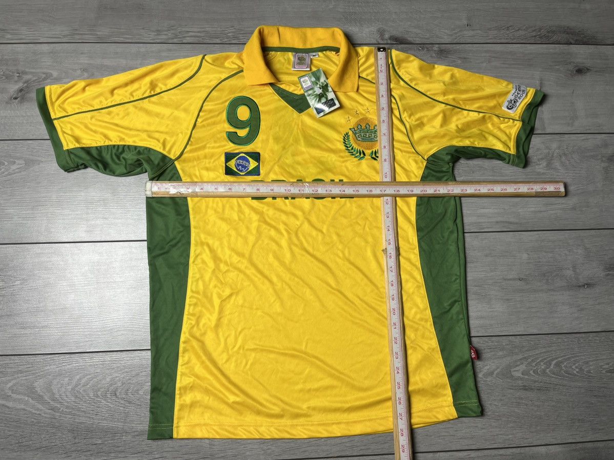Other Brasil World Cup 2006 Soccer Football Jersey Size L #9 NWT Size US L / EU 52-54 / 3 - 6 Thumbnail