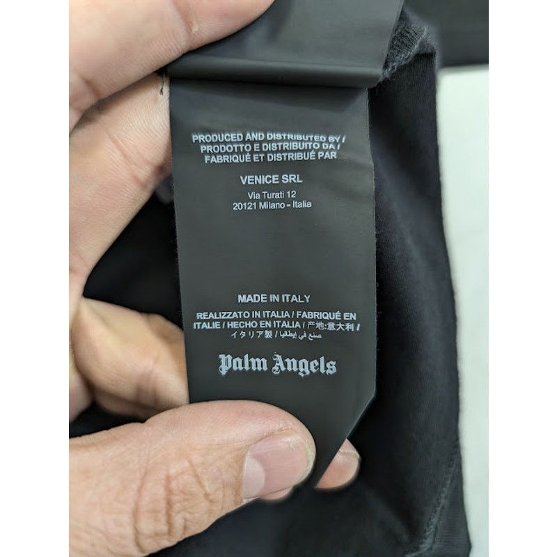 Palm Angels o1rshd1 Spray Heart Loose T-Shirt in Black / Fuchsia Size US S / EU 44-46 / 1 - 19 Thumbnail