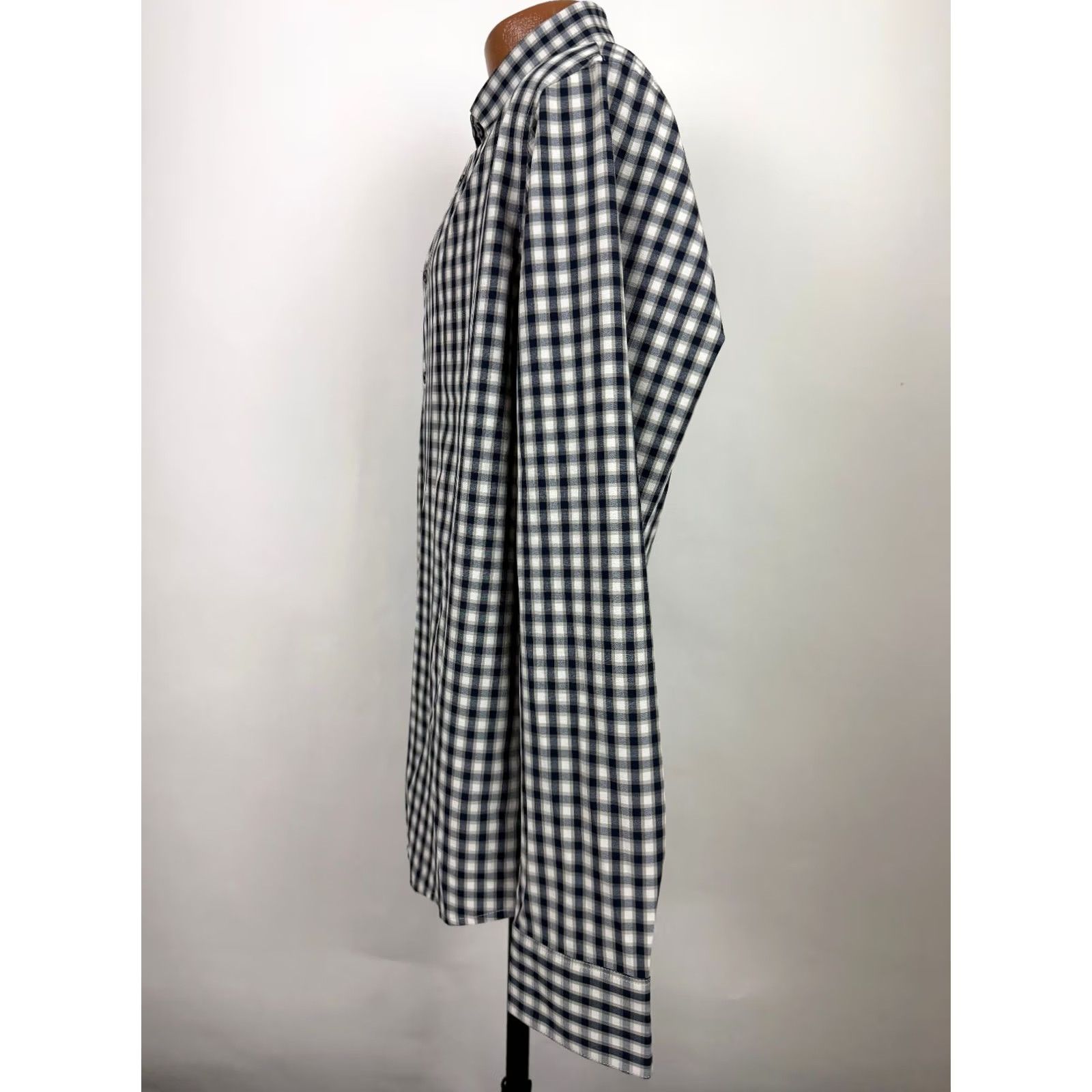 Mizzen+Main Mizzen Main Shirt Men LT Trim Tall No Tuck Casual Performance Button Up Multicolor Check Stretch Lightweight Size US L / EU 52-54 / 3 - 7 Thumbnail