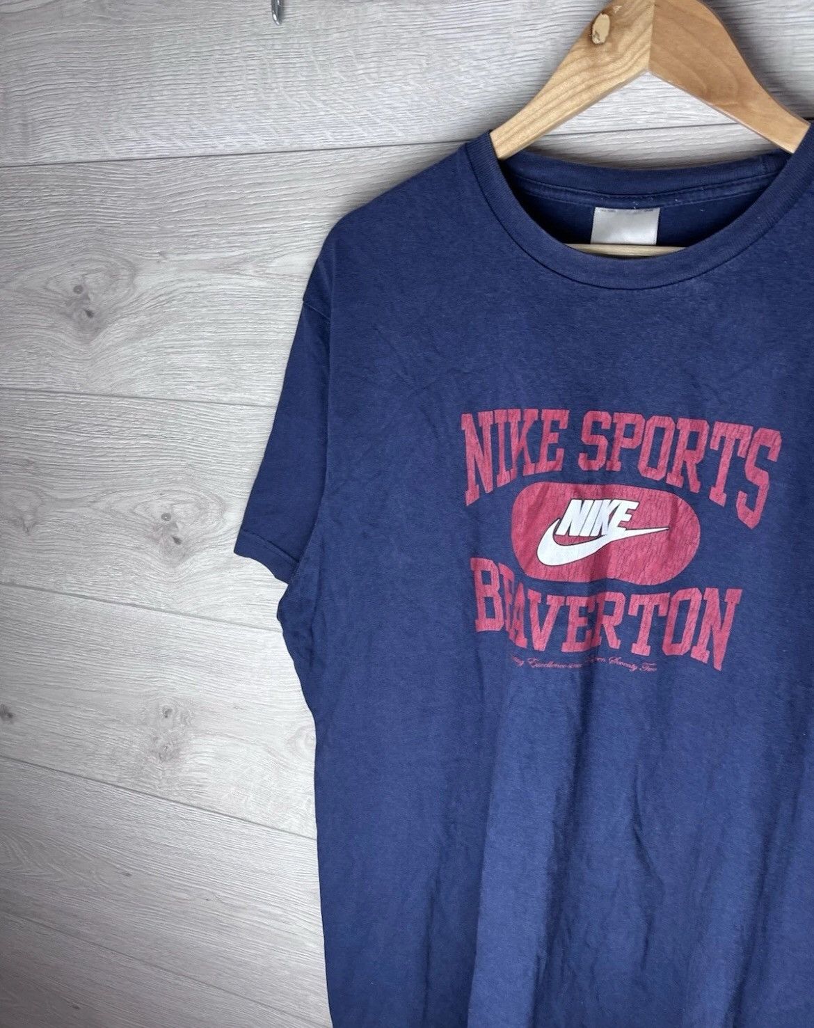 Vintage Vintage mens t-shirt Nike sports Beaverton size Xl drill Size US XL / EU 56 / 4 - 3 Thumbnail