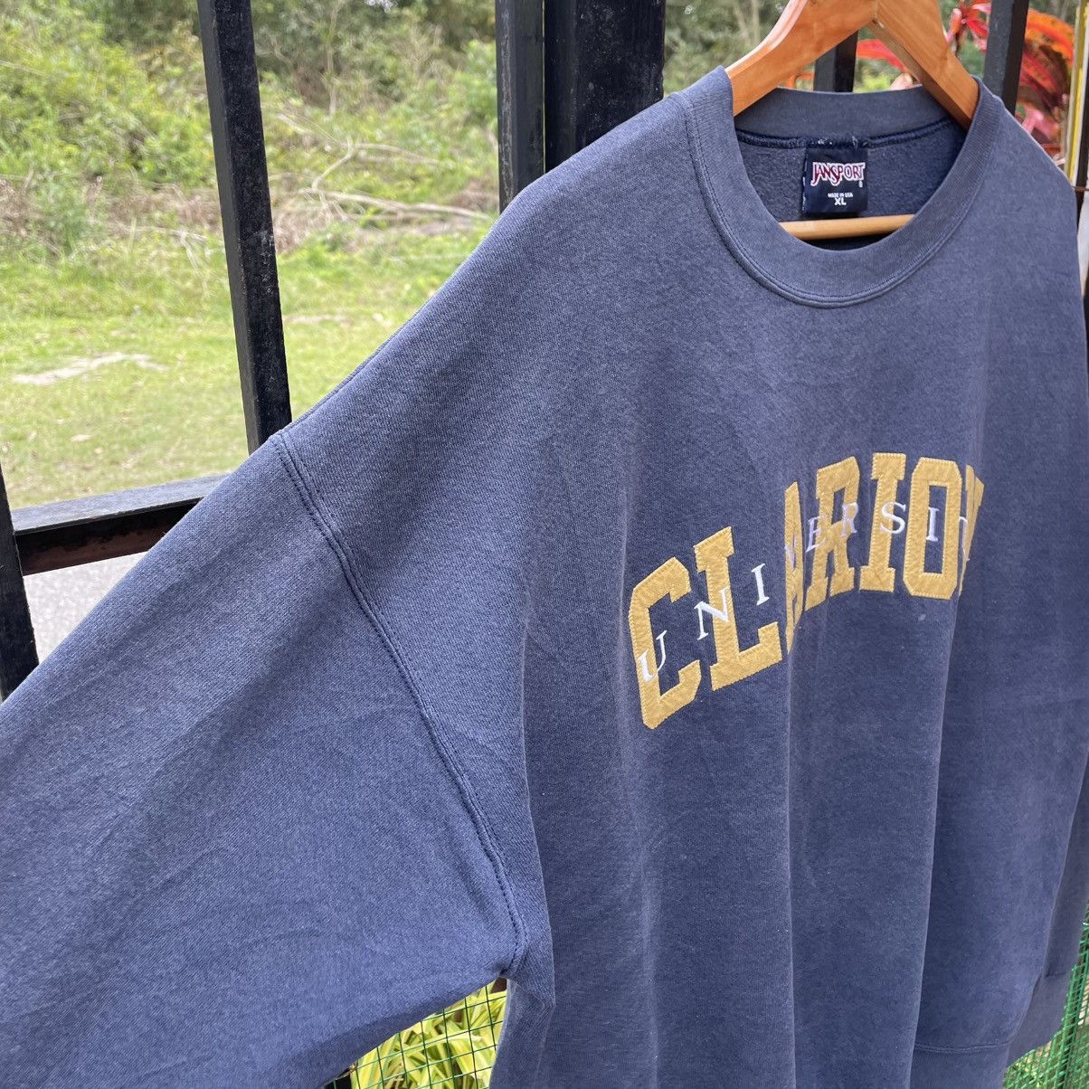 Jansport 🔥Vintage 90s Jansport University Clarion Jumper Sweatshirts Size US XL / EU 56 / 4 - 7 Thumbnail
