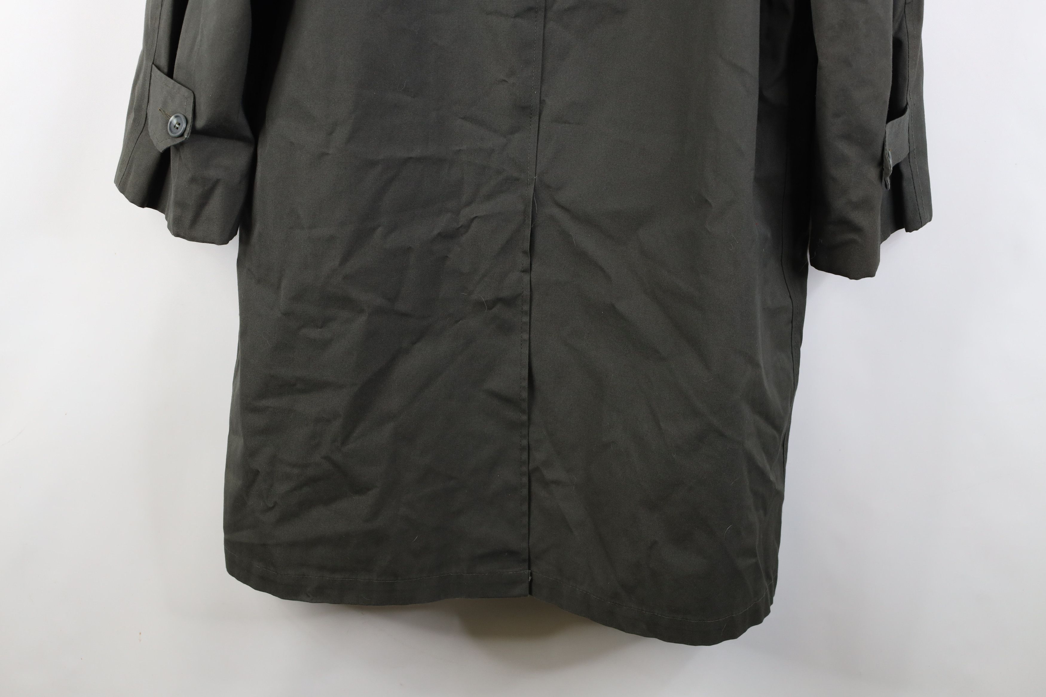 Vintage Vintage 50s 60s Streetwear Trench Coat Rain Jacket Green USA Size US XL / EU 56 / 4 - 17 Thumbnail