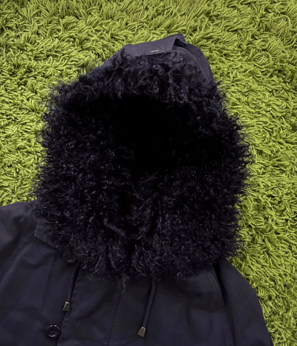 Givenchy Pre-Fall 2009 Mongolian Lamb Fur Lined N2B Parka Size US S / EU 44-46 / 1 - 6 Thumbnail