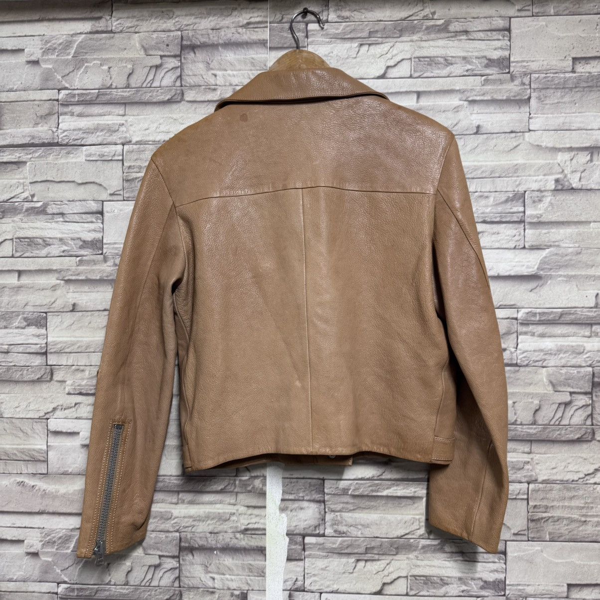 Acne Studios Acne Studios Leather Biker Jacket Goatskin Size XS / US 0-2 / IT 36-38 - 18 Thumbnail