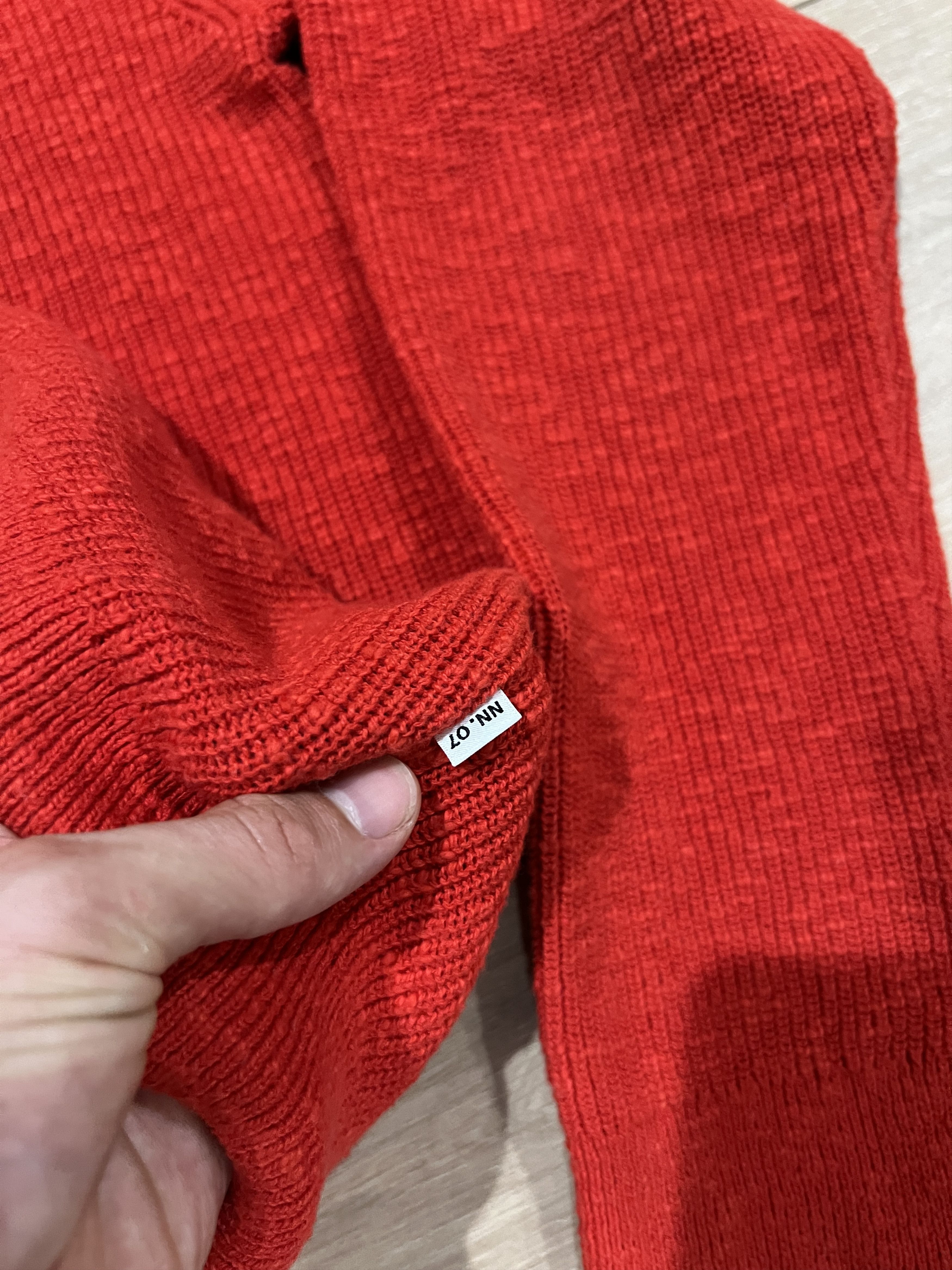 NN07 NN07 Red Jasper Cardigan Sweater - Size Medium Size US M / EU 48-50 / 2 - 4 Thumbnail