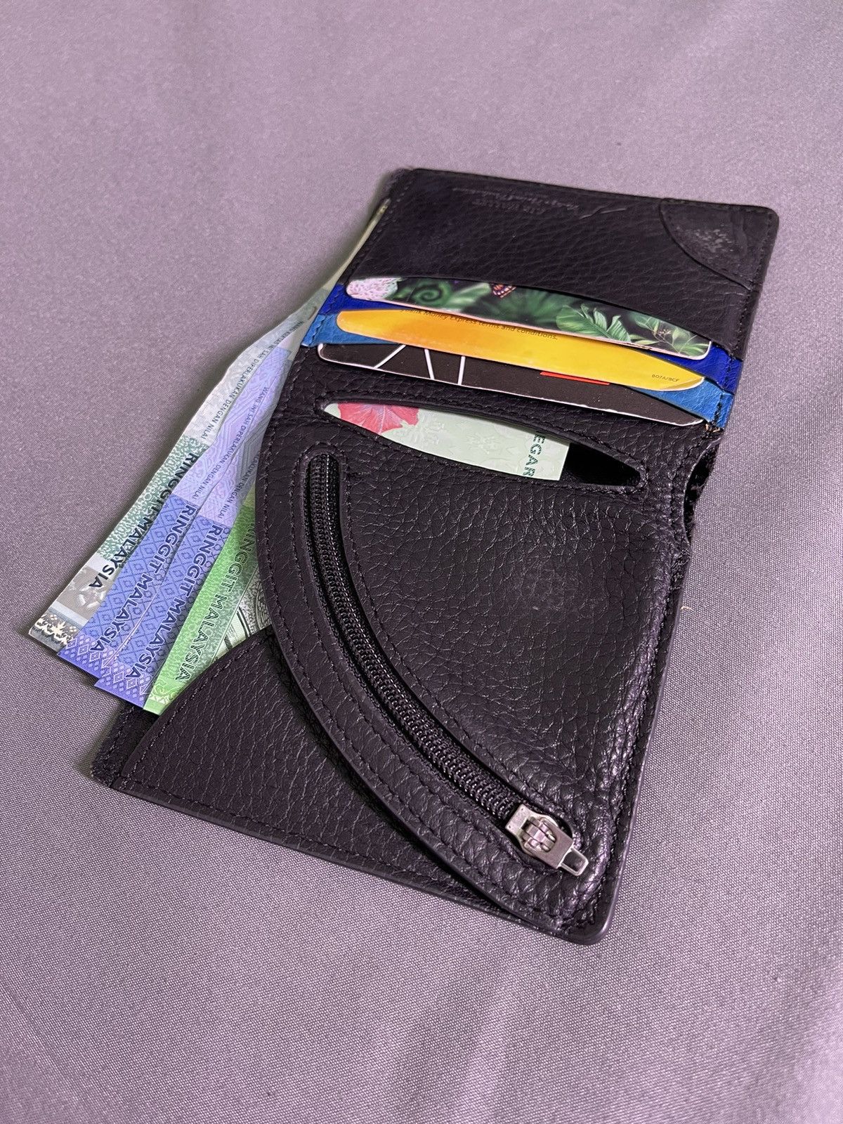Japanese Brand leather Air Wallet Made In Japan Size ONE SIZE - 4 Thumbnail