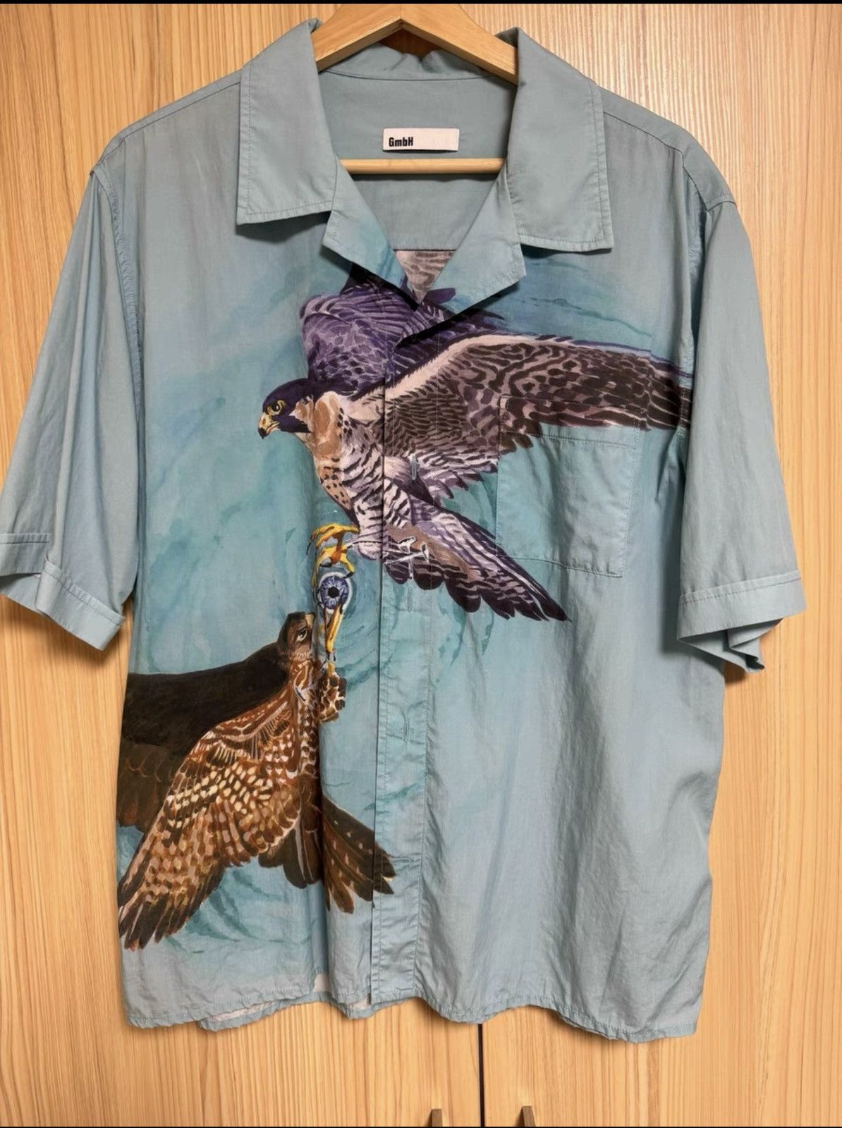 GmbH GmbH Eagle Print Short-Sleeve Shirt - Runway Edition Size US M / EU 48-50 / 2 - 1 Thumbnail