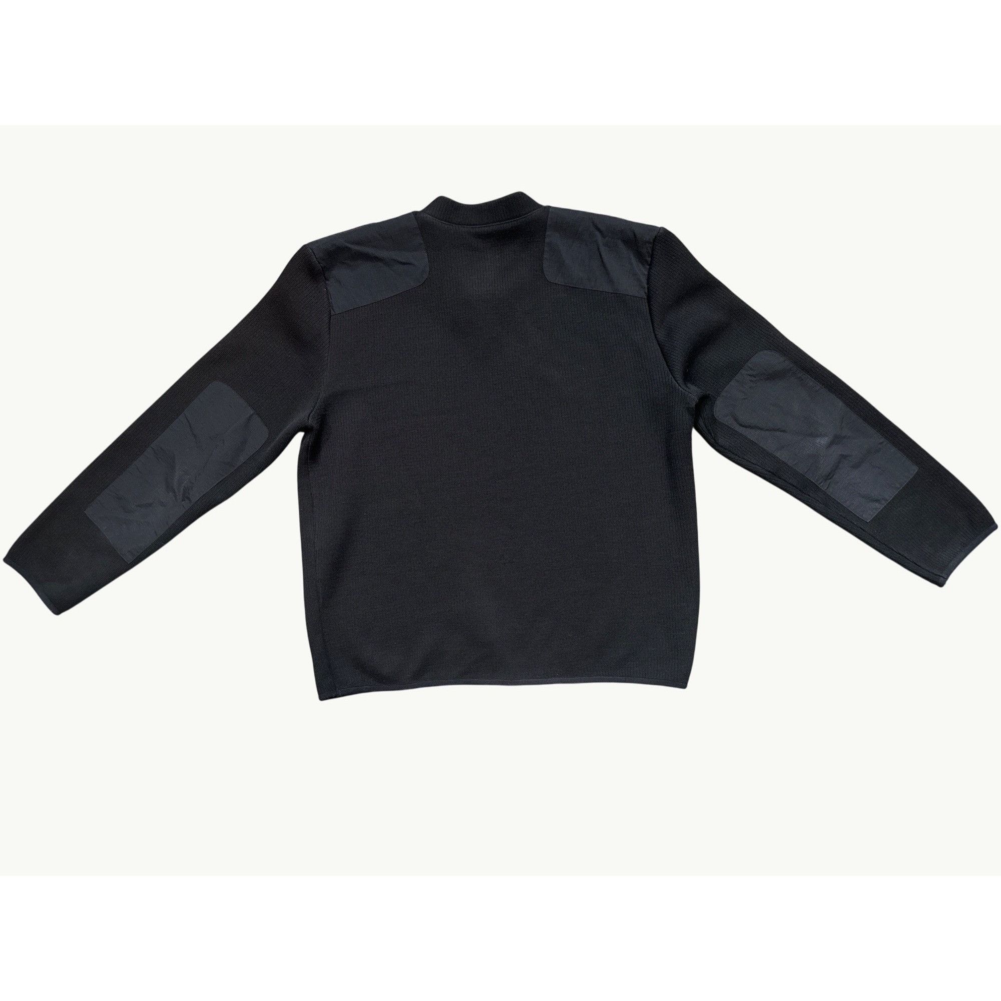 Other Military Style V Neck Sweater With Reinforced Shoulder Elbow Size US L / EU 52-54 / 3 - 2 Thumbnail