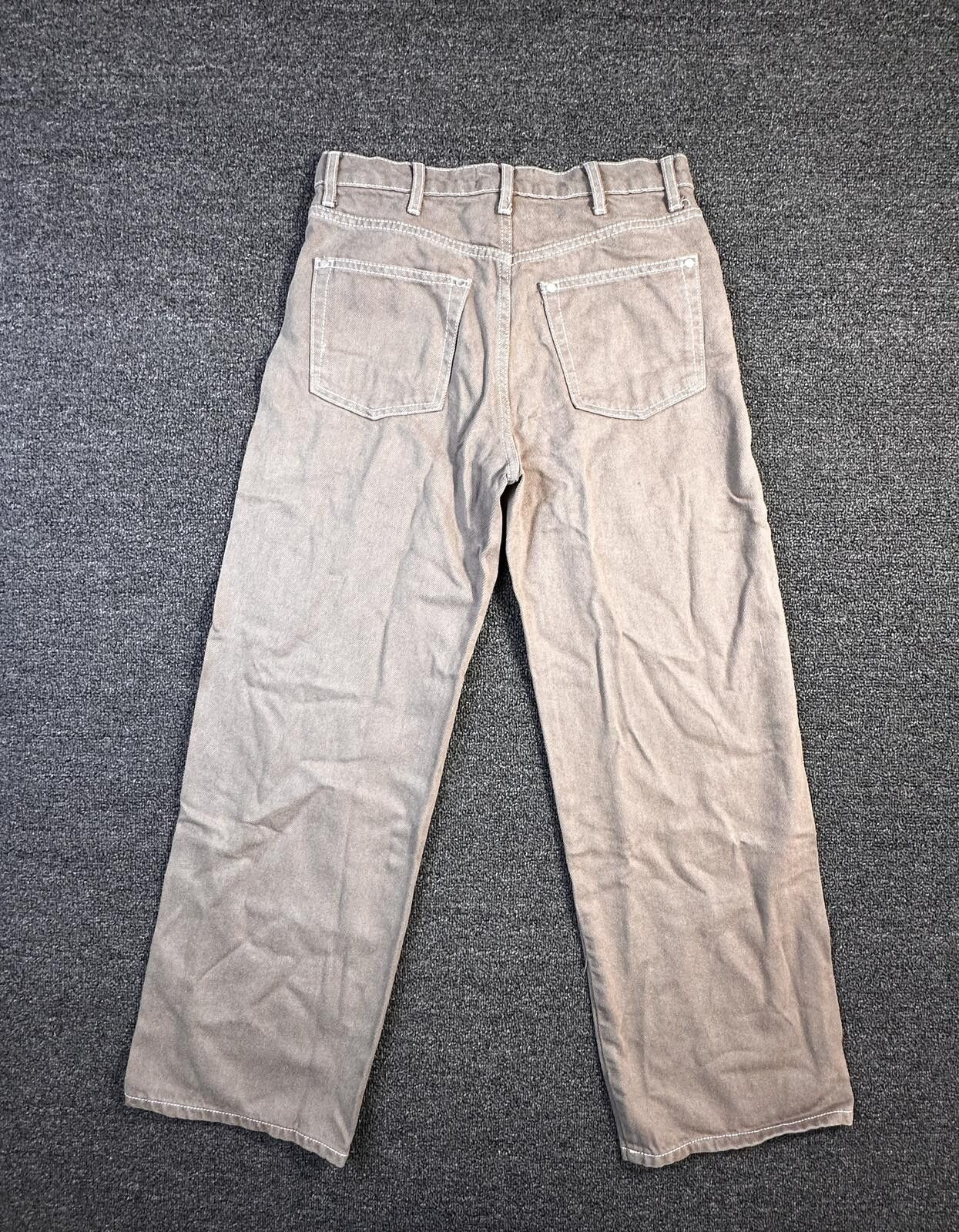 Other Reformation Brown Wide Leg Jeans Sz 27 Size 27" / US 4 / IT 40 - 6 Thumbnail