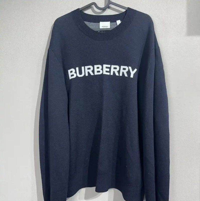 Burberry Burberry Men's Wool Blend Knit Sweater Size US L / EU 52-54 / 3 - 1 Thumbnail