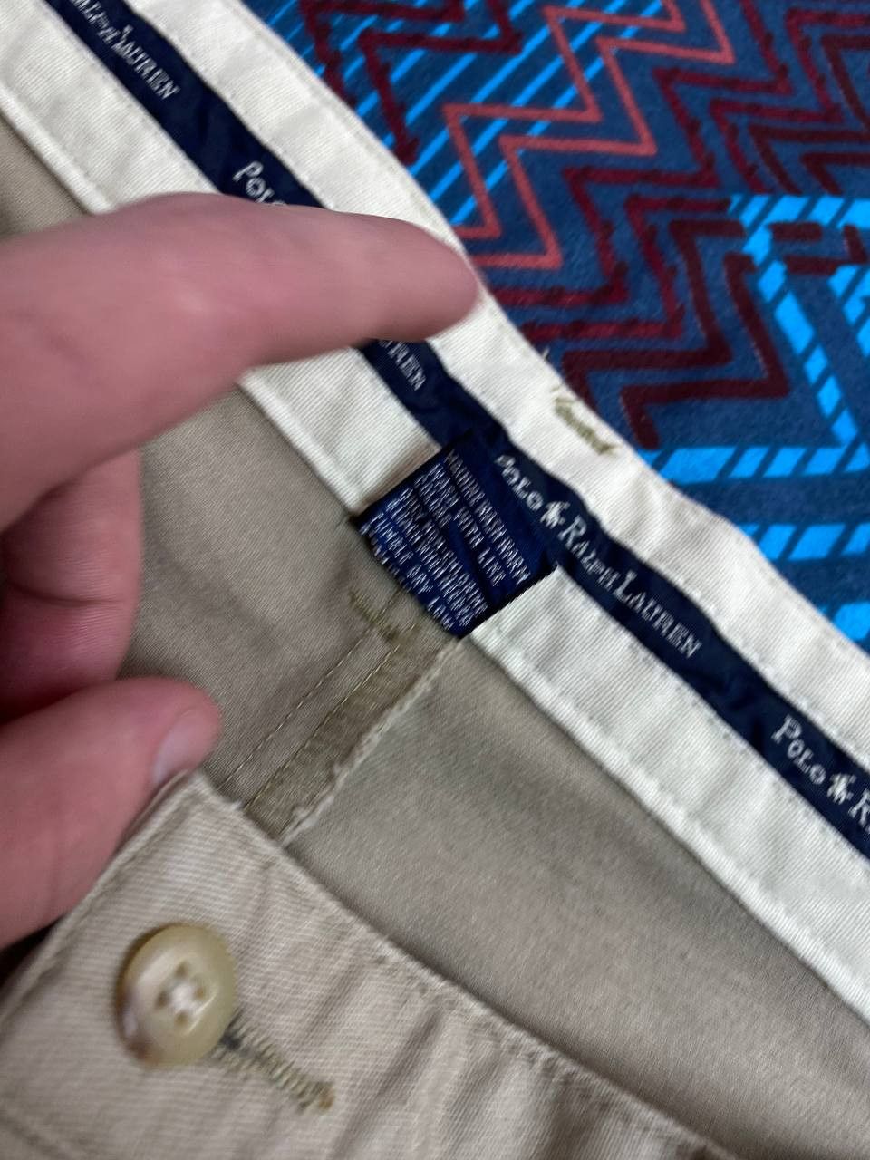 Polo Ralph Lauren × Ralph Lauren Vintage Polo Ralph Lauren Patterned Baggy Pants Size US 38 / EU 54 - 3 Thumbnail
