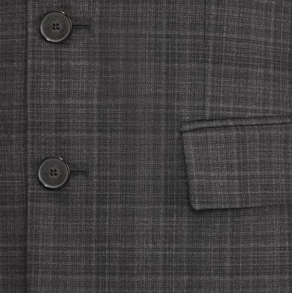 Dior o1w1db10824 Checked Wool Blazer in Grey Size XS / US 0-2 / IT 36-38 - 3 Thumbnail