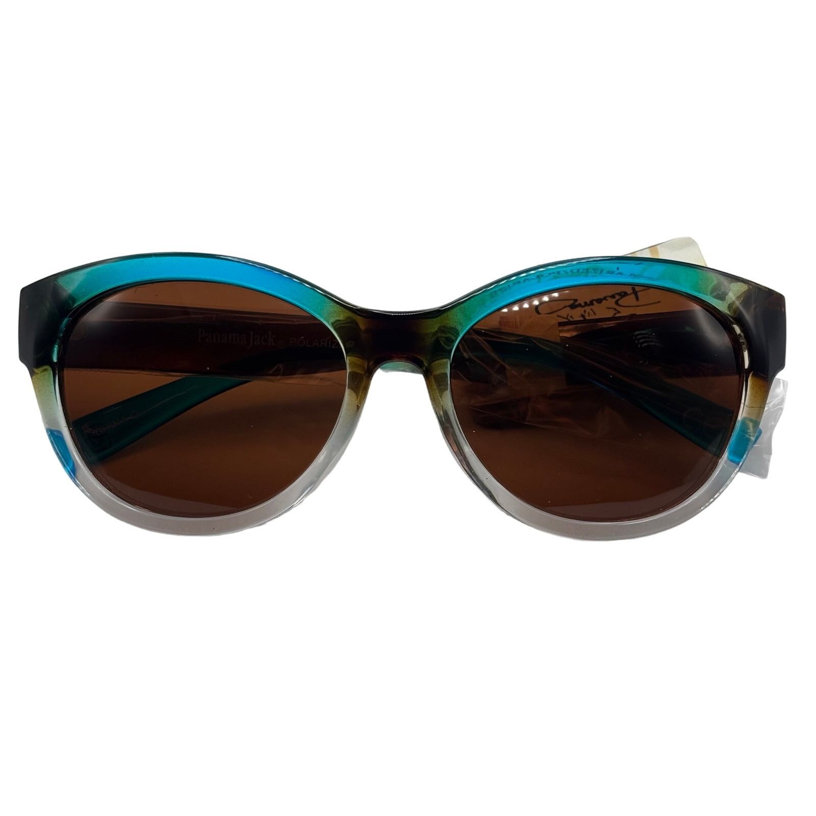Panama Jack Women's Brown & Blue Panama Jack Sunglasses Size ONE SIZE - 1 Thumbnail
