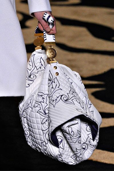 Versace Authentic Versace Quilted Barocco Medusa Large Hobo Size ONE SIZE - 17 Thumbnail