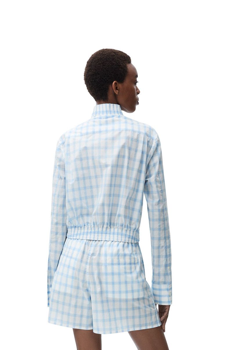 Loewe o1w1db10426 Blouses in Blue Size M / US 6-8 / IT 42-44 - 4 Thumbnail
