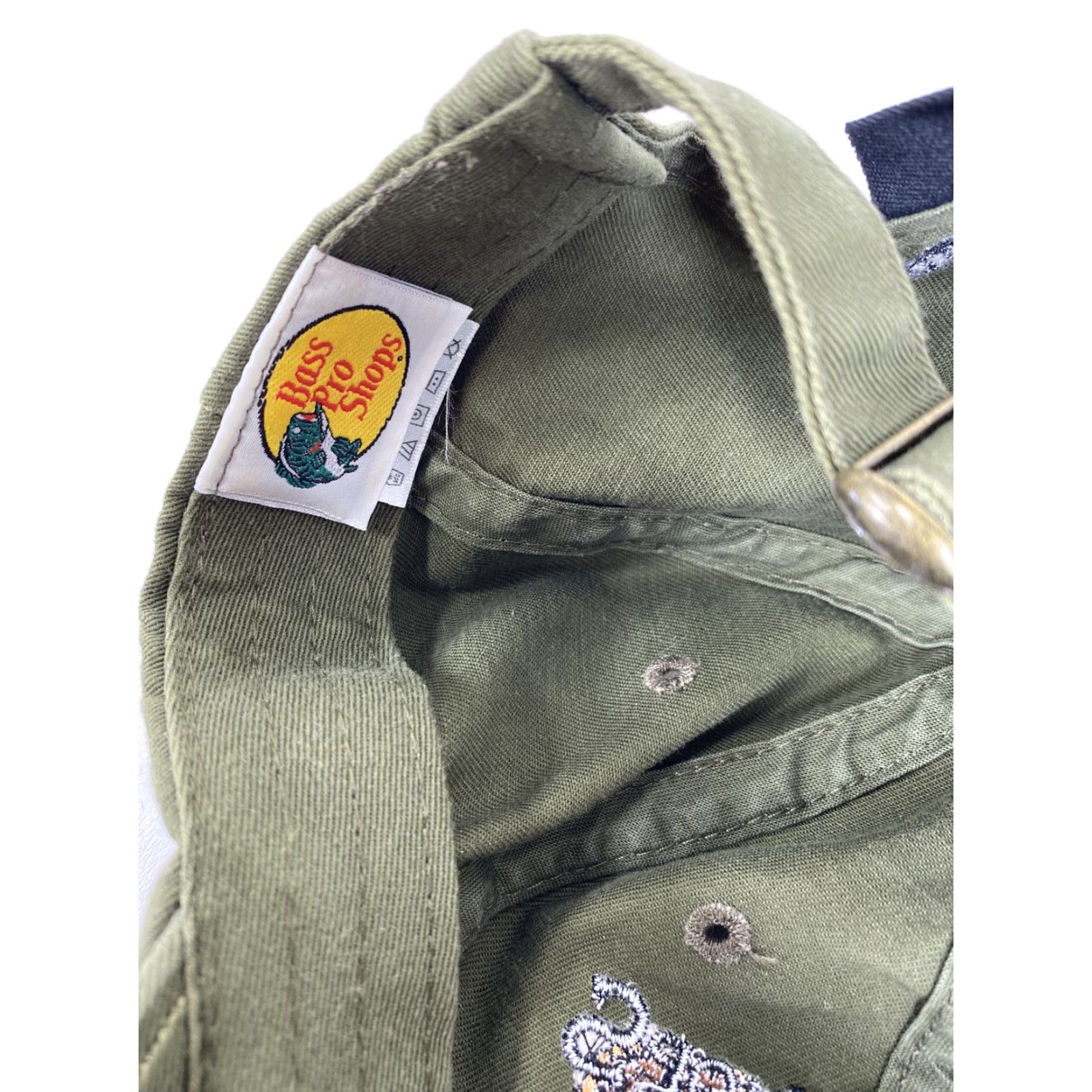 Bass Pro Shops Bass Pro Shop Pheasant Embroidered Strapback Adult Hat Cap Baseball Cap Unisex Green Cotton Polyester Canvas Adjustable Men Women Size ONE SIZE - 7 Thumbnail