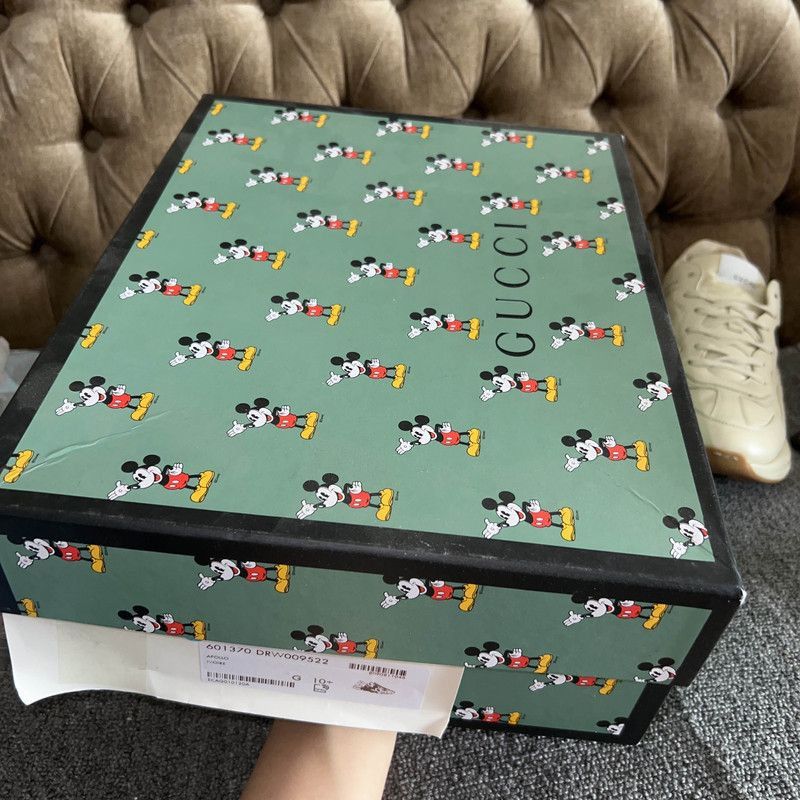 Gucci Gucci Disney Rhyton Sneakers in Ivory White - Size US 10.5 / EU 43-44 - 4 Thumbnail