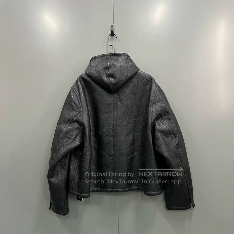 Other Balenciaga Black Hooded Leather Jacket Size US M / EU 48-50 / 2 - 2 Thumbnail