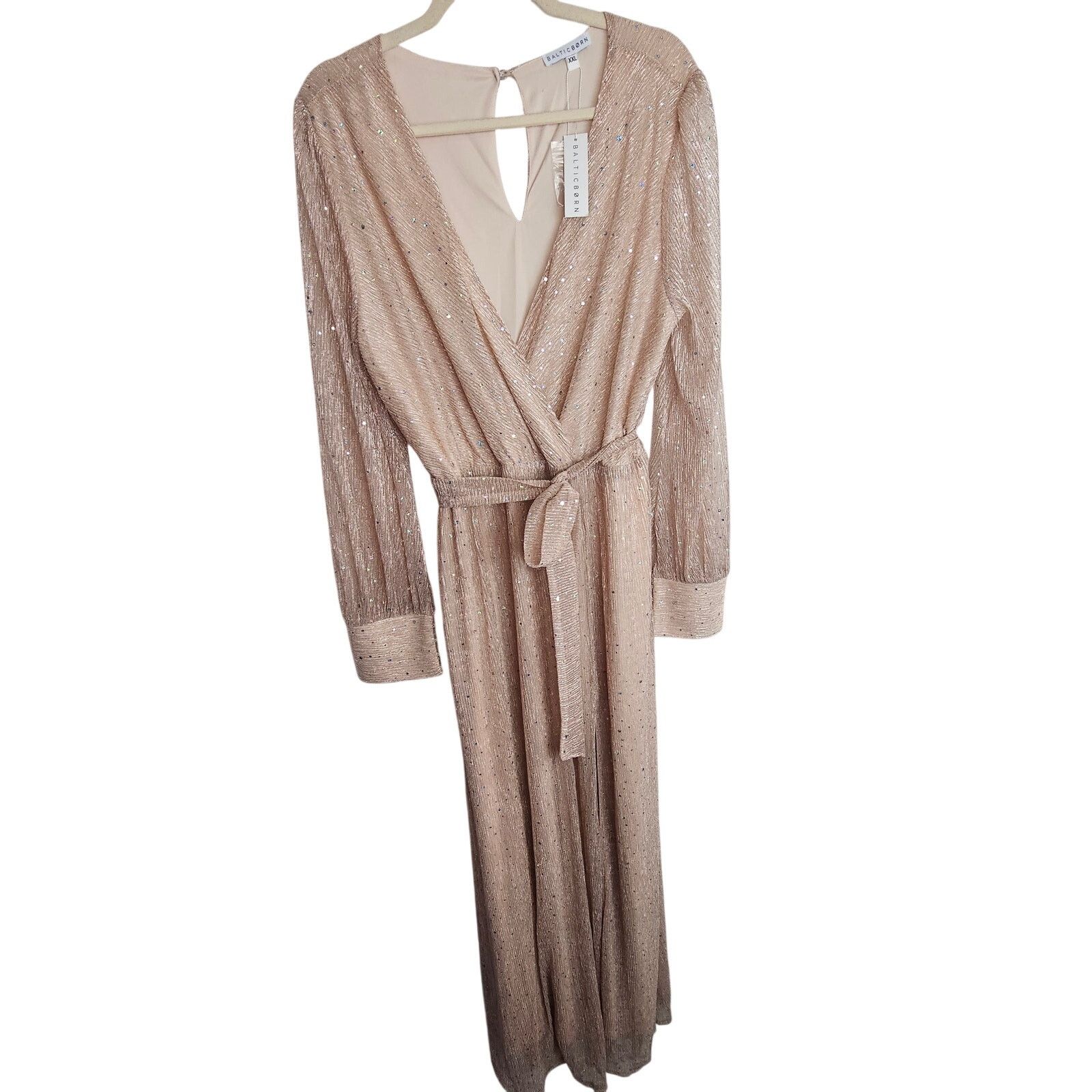 Born Baltic Born Womens Abigail Sequin Bridesmaid Maxi Dress XXL Size XXL / US 16-18 / IT 52-54 - 2 Thumbnail