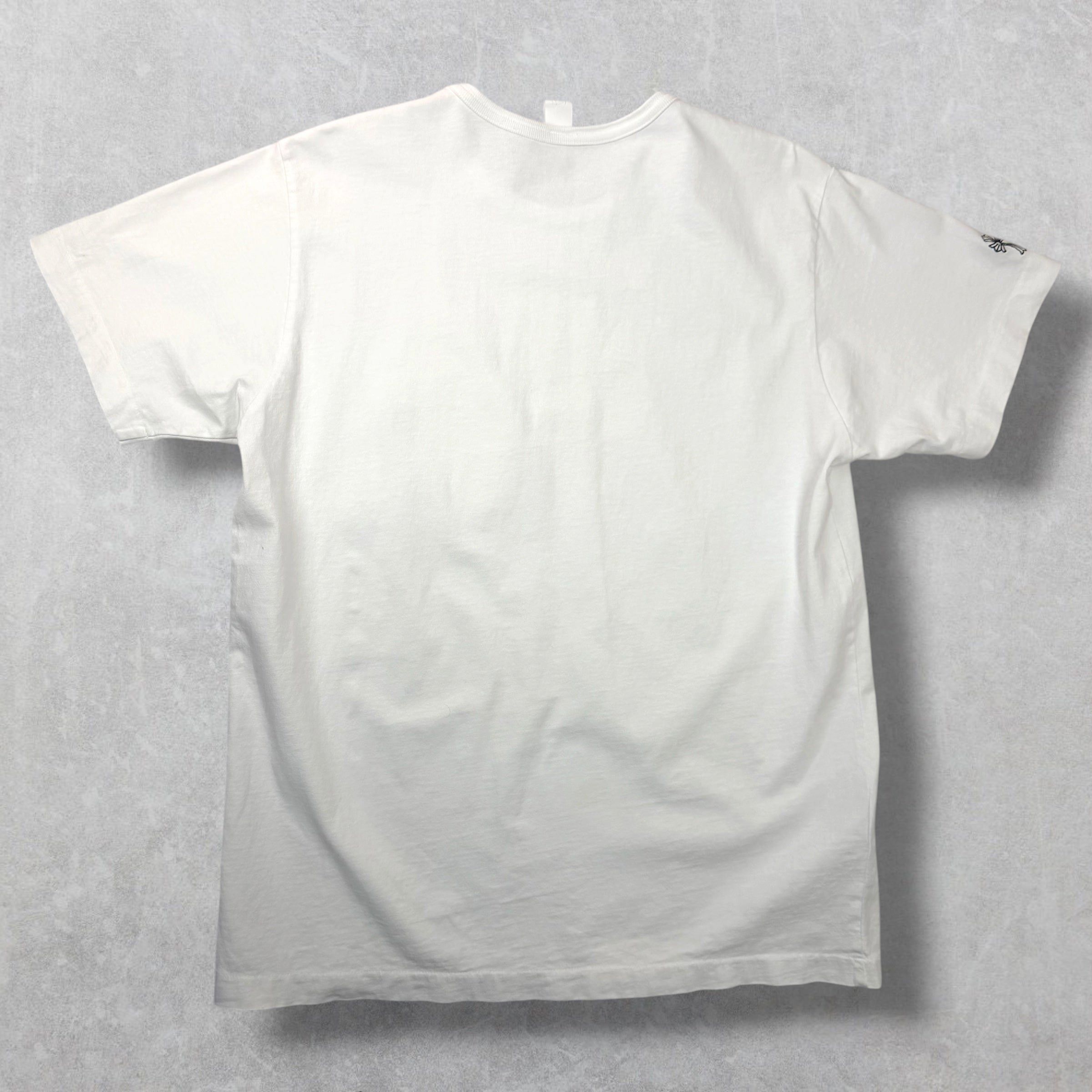 Chrome Hearts Chrome Hearts GRP Y NOT White Tee L Size US L / EU 52-54 / 3 - 3 Thumbnail