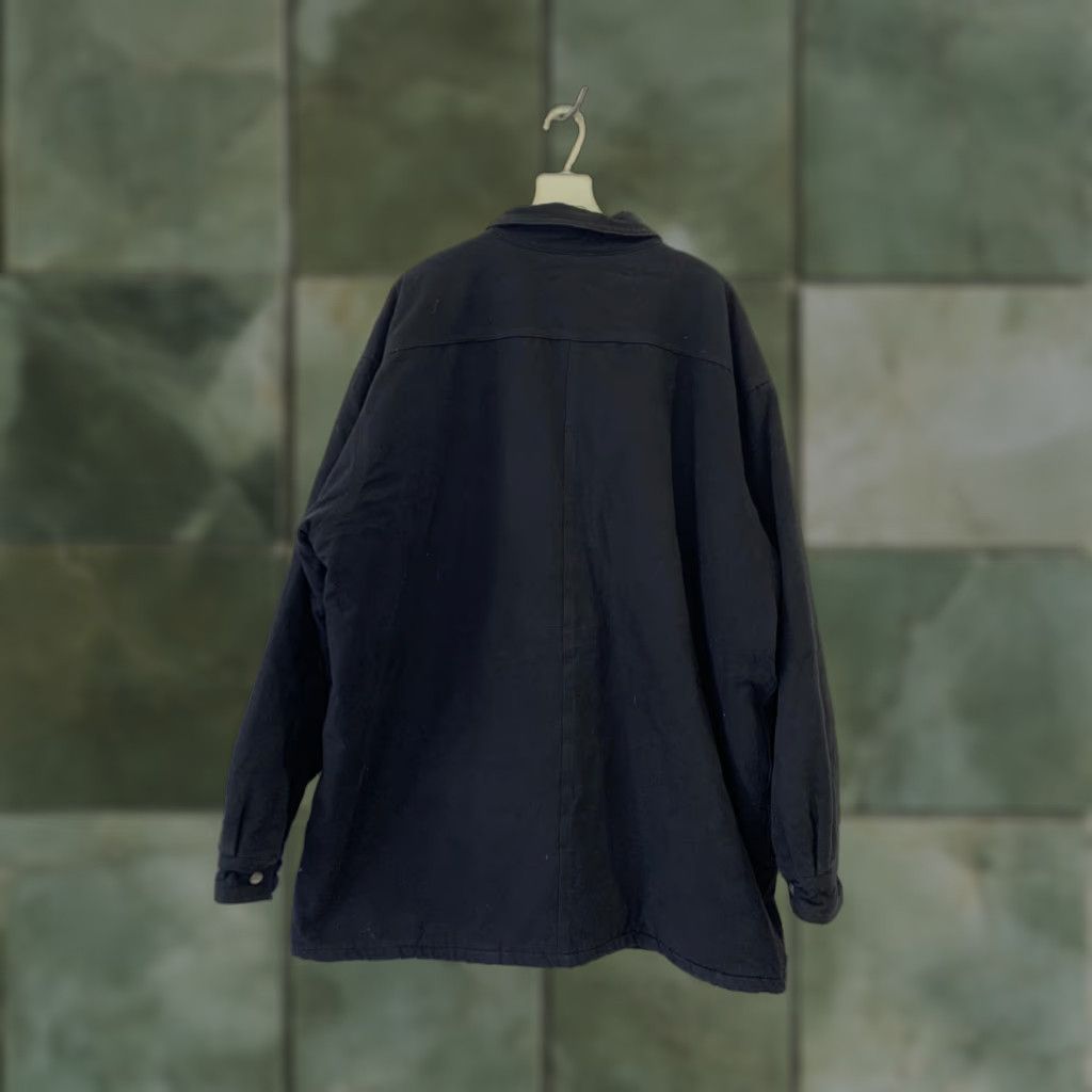 Carhartt Carhartt Shirt Jacket 2XL Black Snap Button Work Shirt Heavy Cotton XXL#154 Shirt Men 2XL Black Workwear Snap Button Size US XXL / EU 58 / 5 - 1 Thumbnail