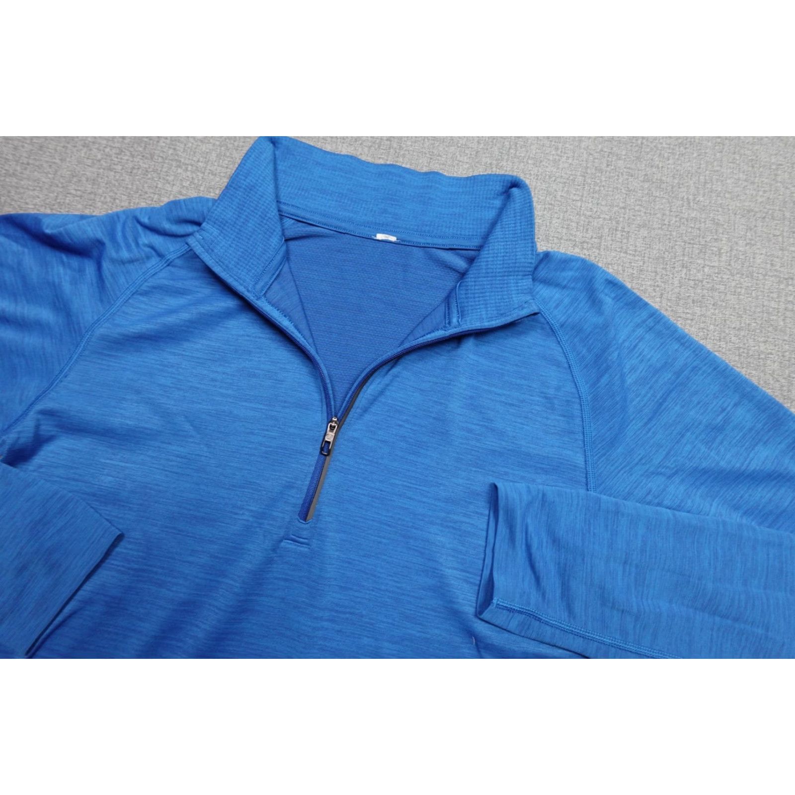 Lululemon Lululemon Pullover Mens Large Blue Swiftly Tech 1/2 Zip Running Long Sleeve Size US L / EU 52-54 / 3 - 2 Thumbnail