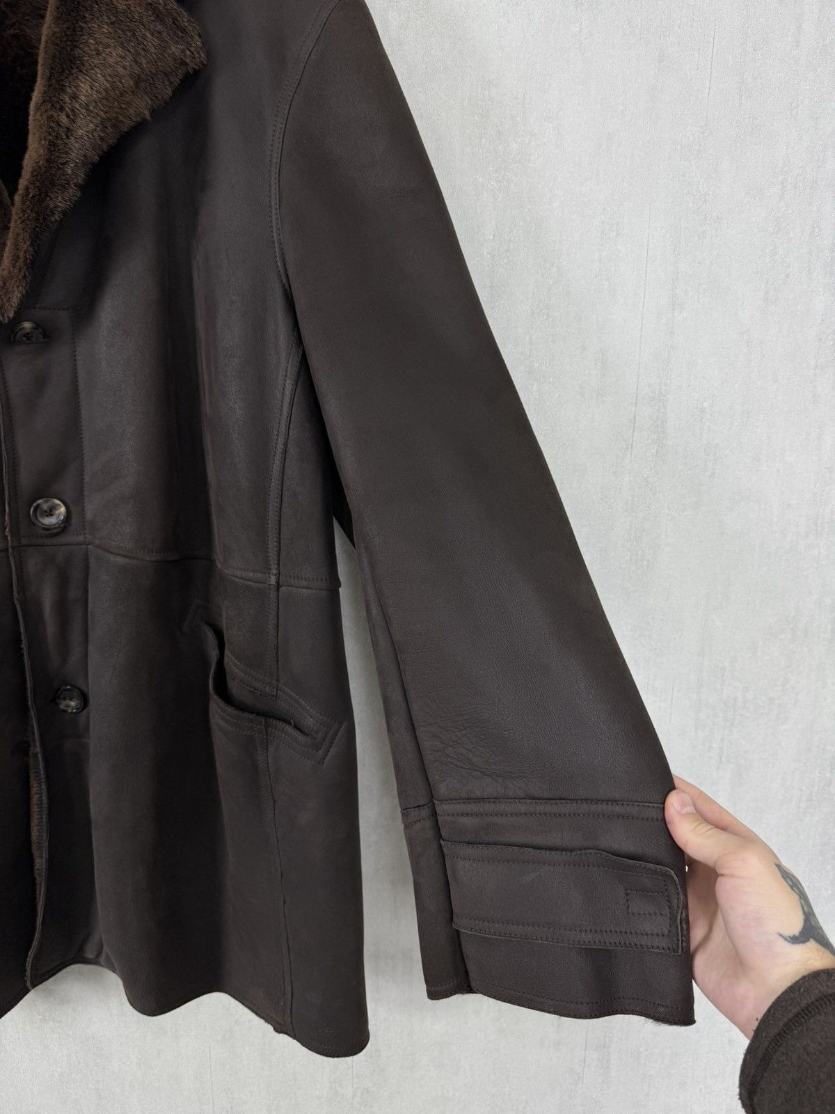 Kiton Kiton Sheepskin Fur Coat Size 56 Size US XL / EU 56 / 4 - 10 Thumbnail