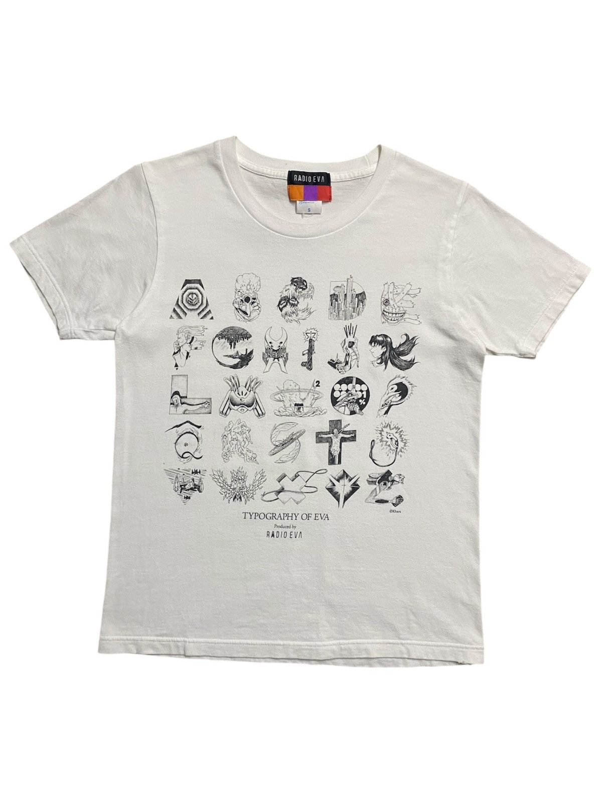 Radio Eva Typography of Eva Neon Genesis Evangelion T-Shirt