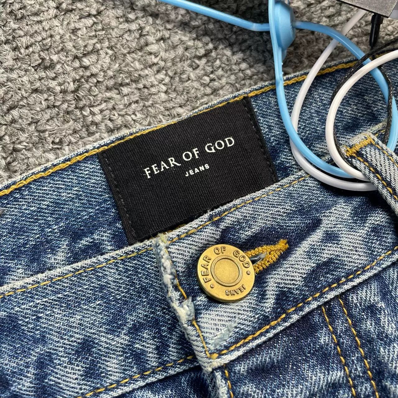Fear of God Fear Of God FOG Main Blue Jeans Size US 31 - 4 Thumbnail