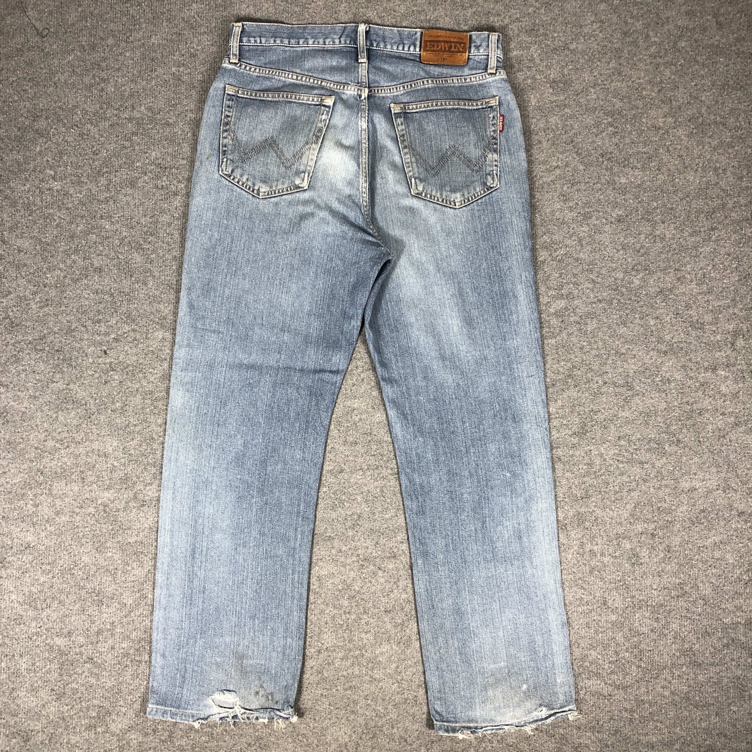 Edwin × Vintage Womens Vintage Edwin Soft Jeans L1202W Size 34" / US 12 / IT 48 - 5 Thumbnail